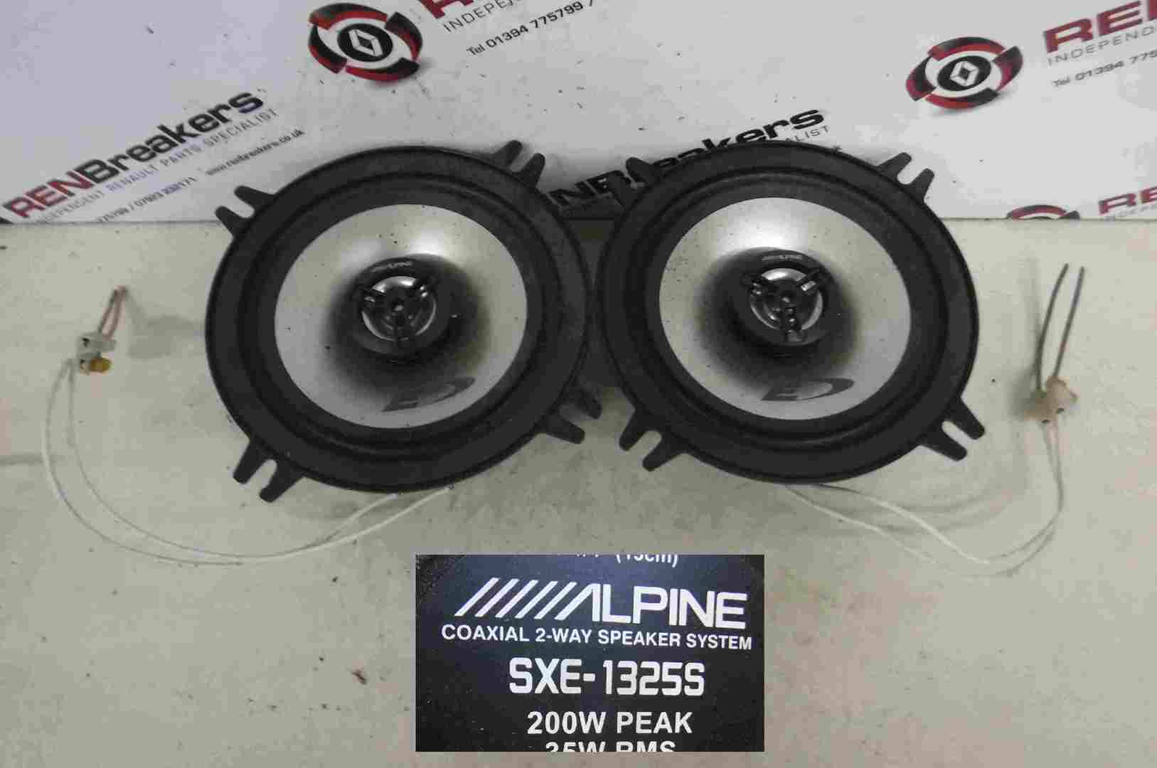 Alpine 2 Way Speaker System SXE-1325S Speakers