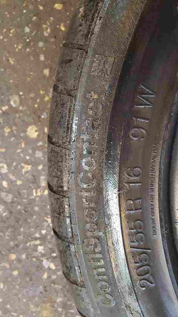 Thumb 3 Continental ContiSportContact 205 55 16 7mm Part Worn 1999-2022 4/5