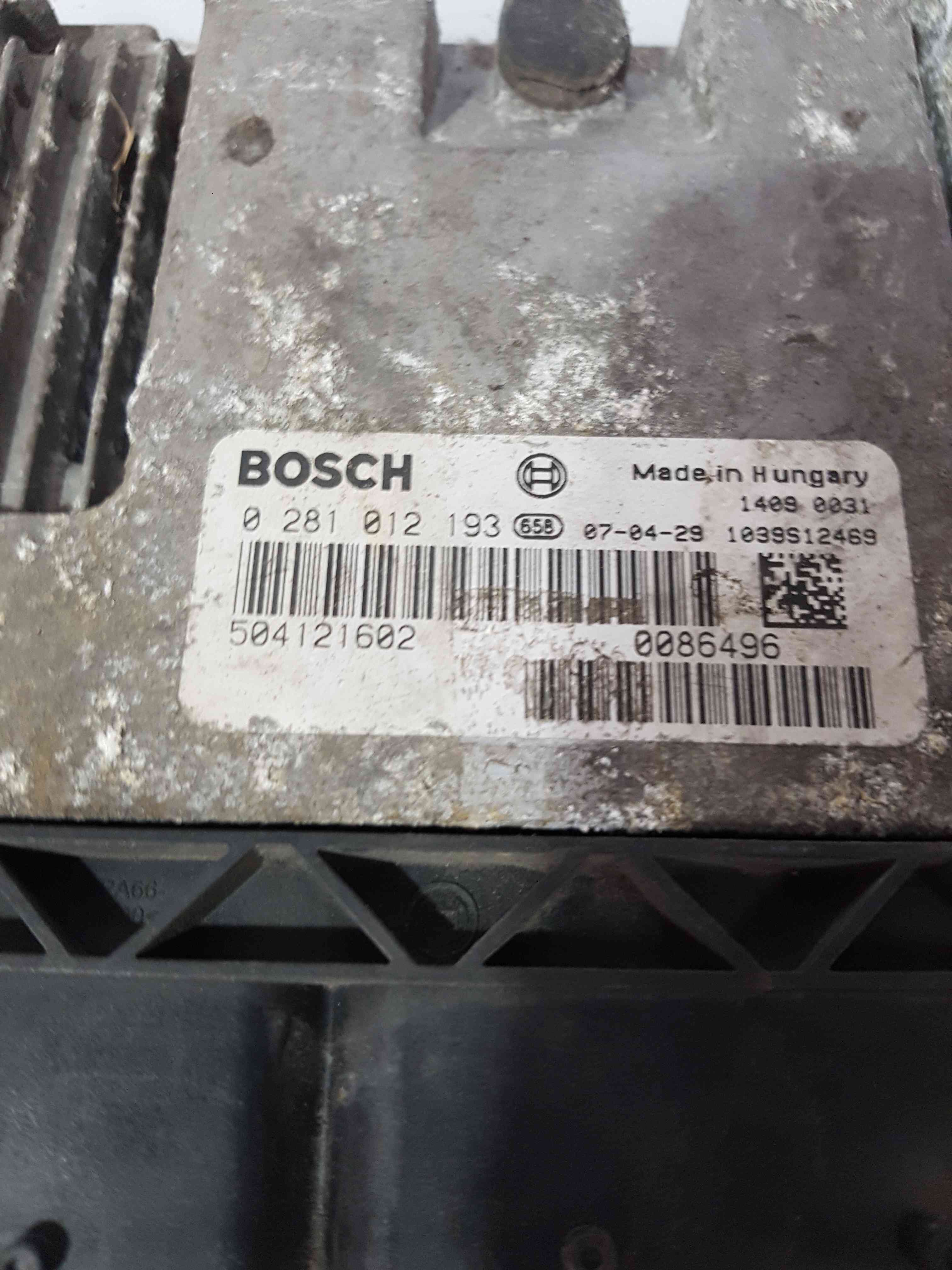 Thumb 2 Iveco Daily 2.3 Diesel 2011-2015 Engine Control Unit ECU 504121602