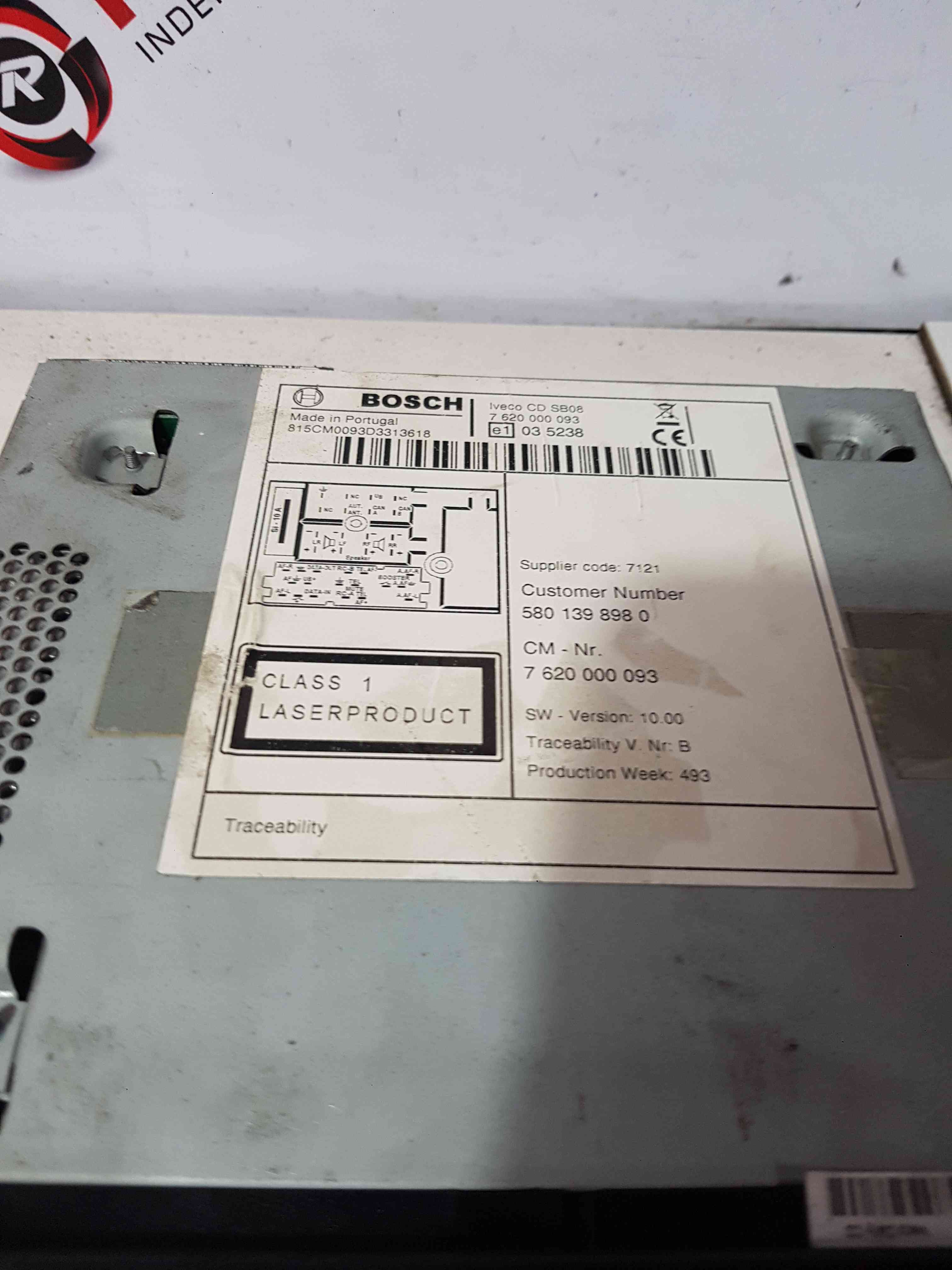 Thumb 6 Iveco Daily 2.3 Diesel 2011-2015 Radio CD Player Unit 580139898