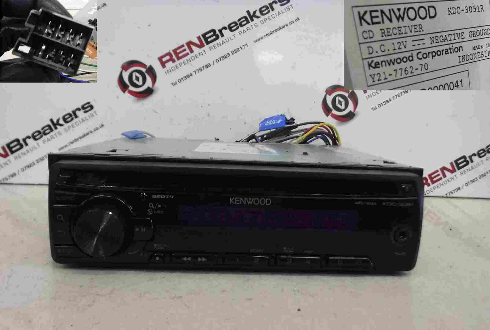 Kenwood Radio Cd Player KDC-3051
