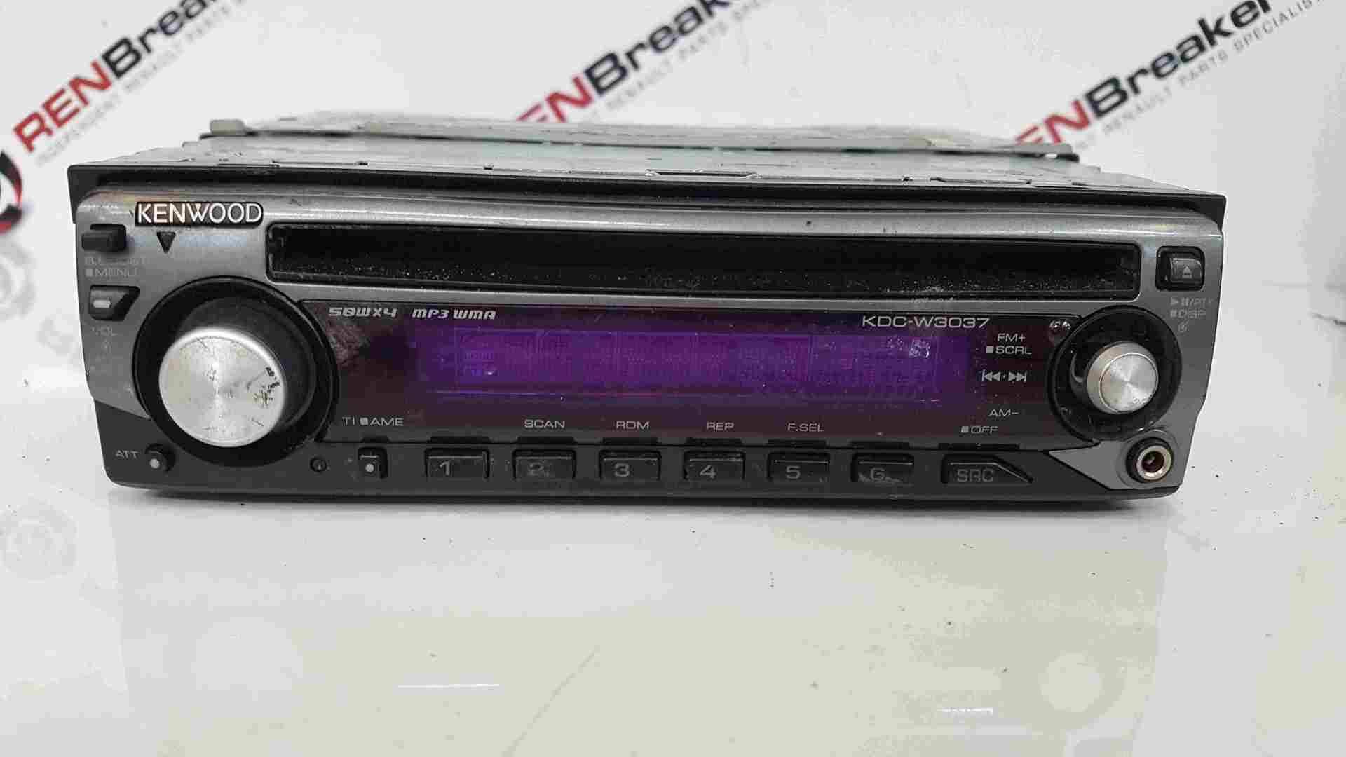 1999-2010 Kenwood Radio Cd Player kdcw3037A