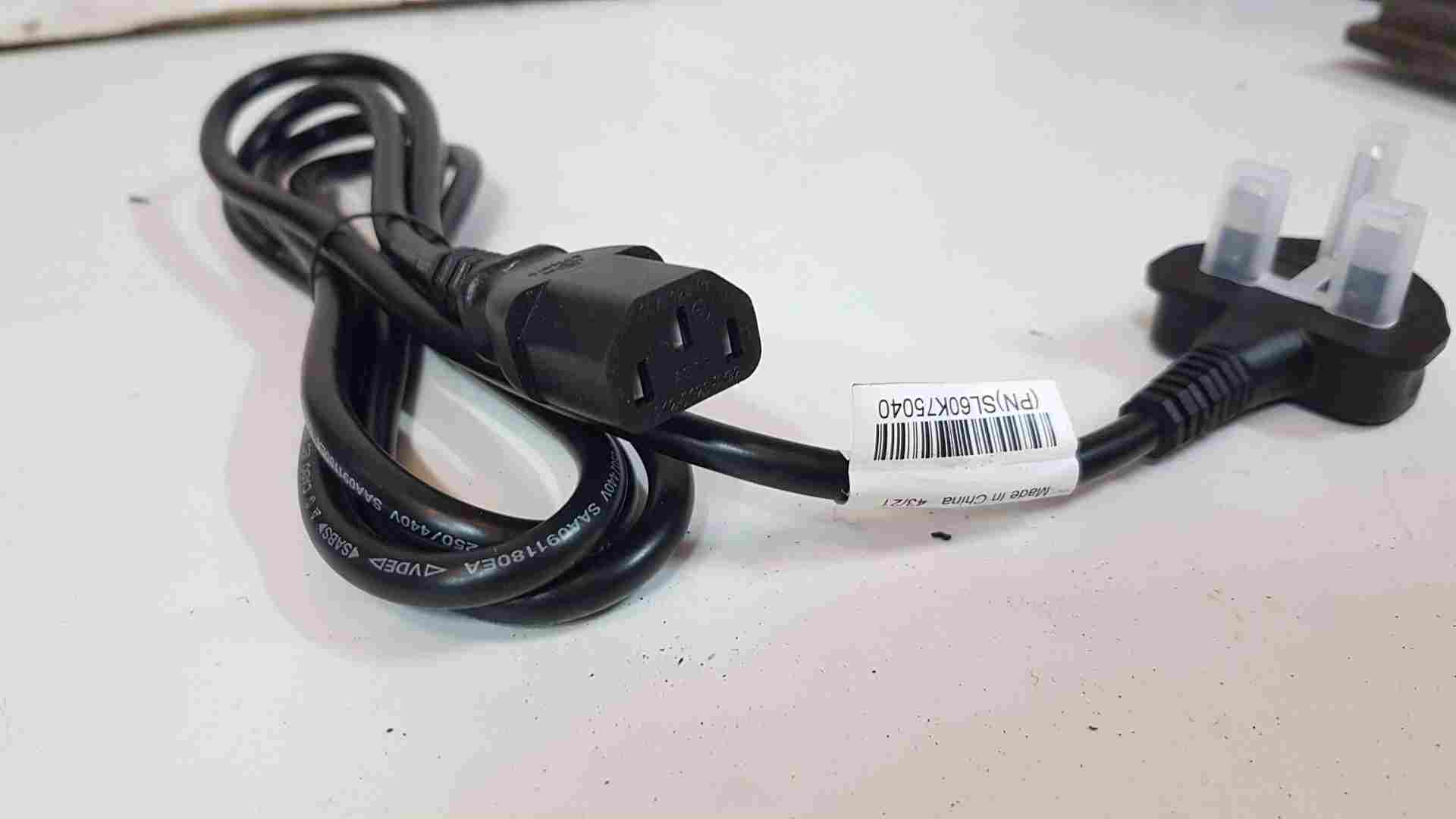 Thumb 2 Kettle Lead 180cm Power Cord UK Plug 2000-2022
