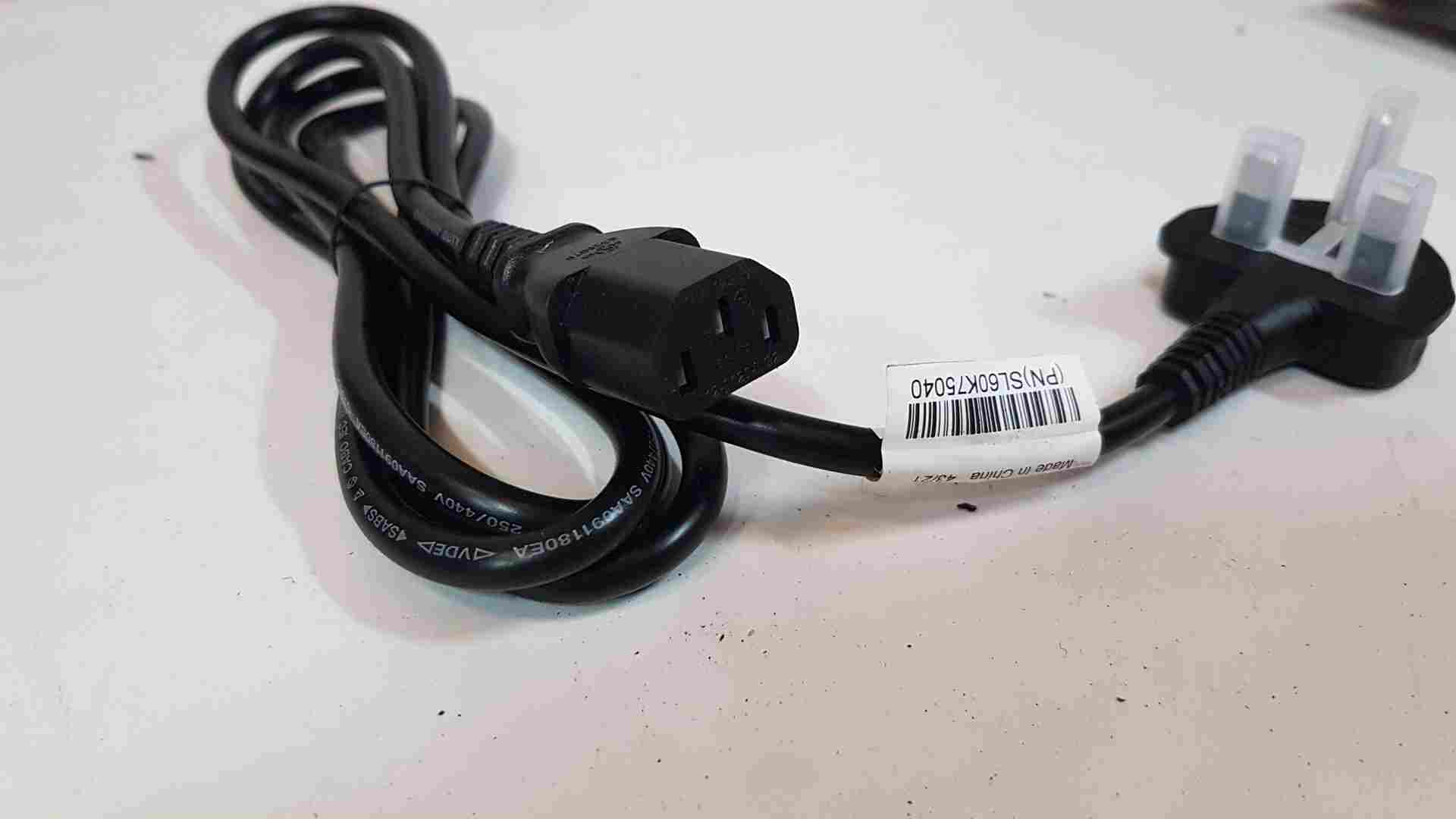 Thumb 3 Kettle Lead 180cm Power Cord UK Plug 2000-2022