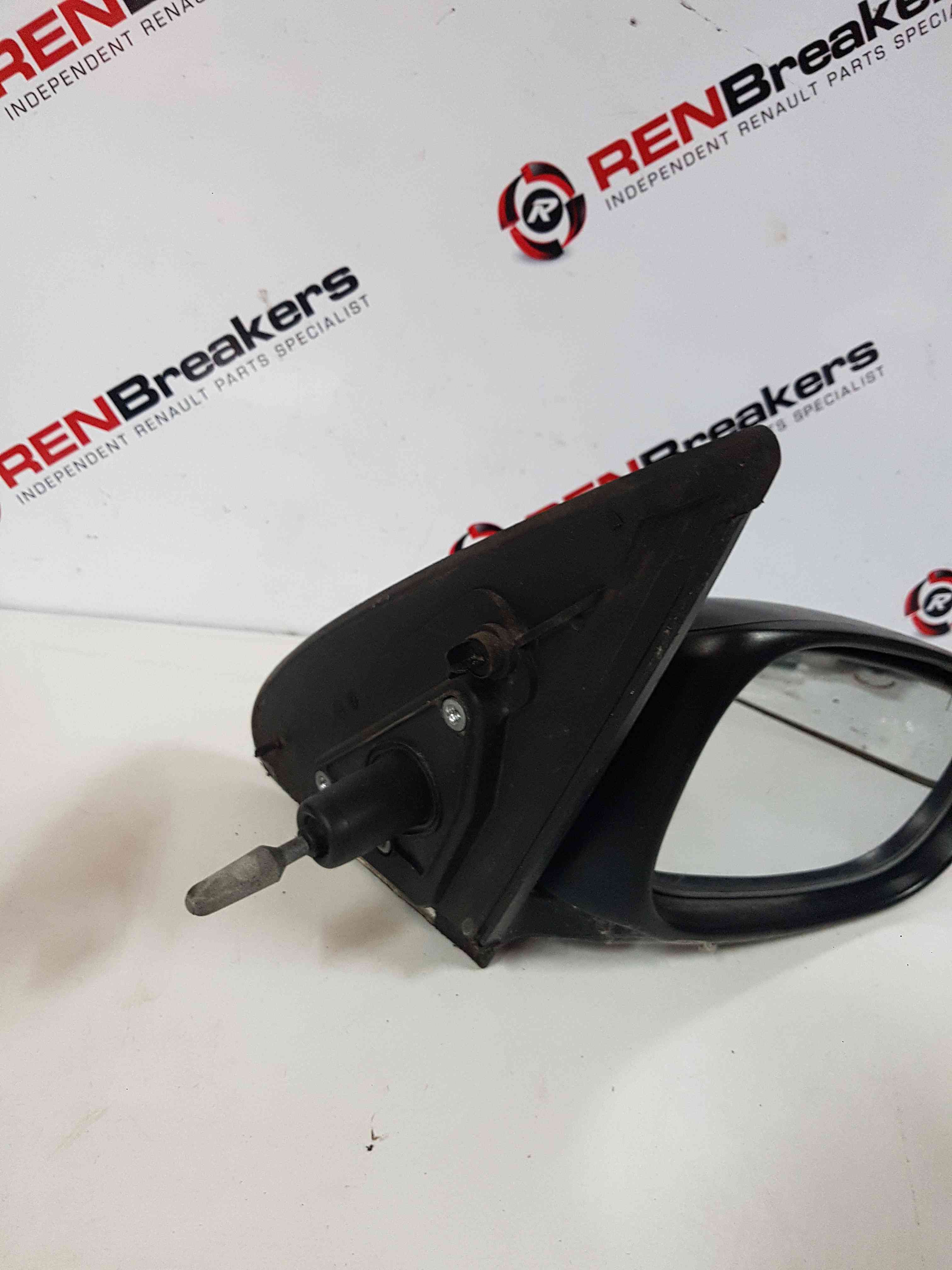 Thumb 2 Nissan Almera 2000-2006 Drivers Os Wing Mirror Plain Black Manual