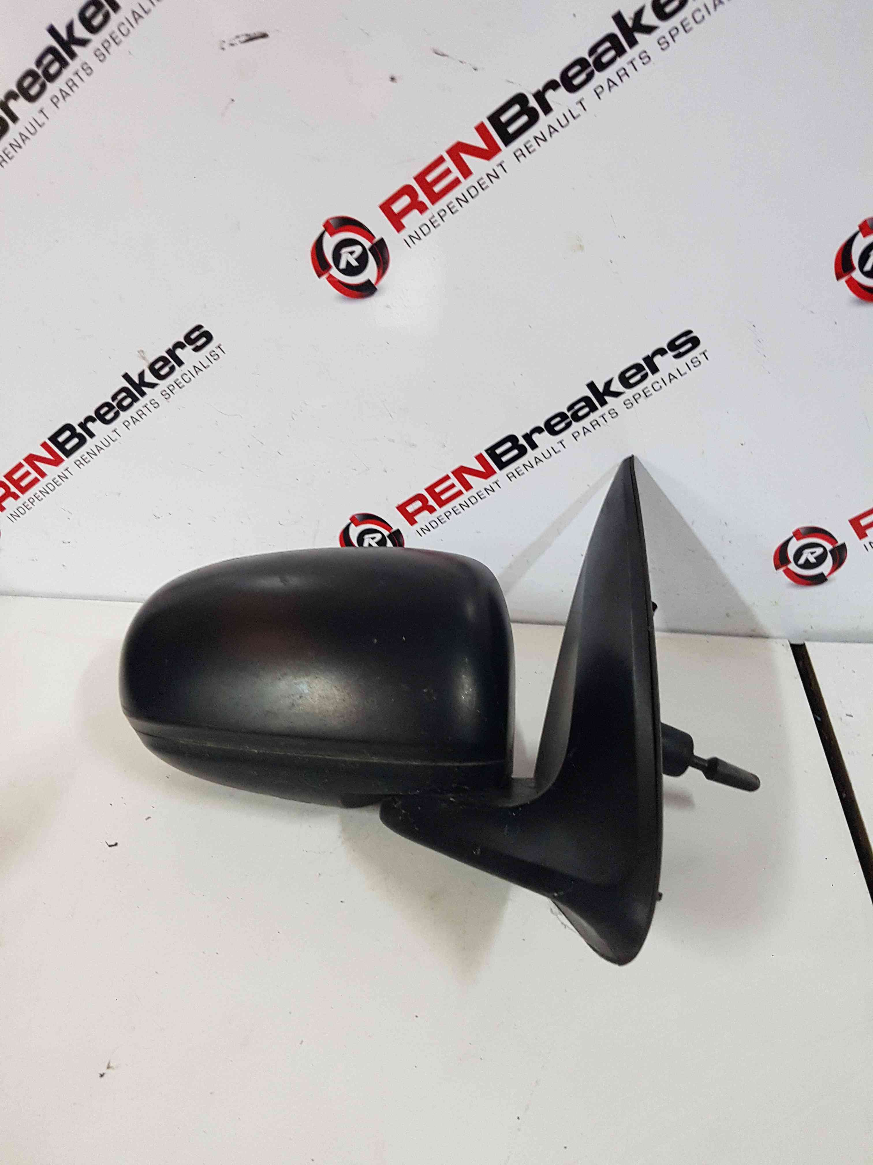 Thumb 4 Nissan Almera 2000-2006 Drivers Os Wing Mirror Plain Black Manual