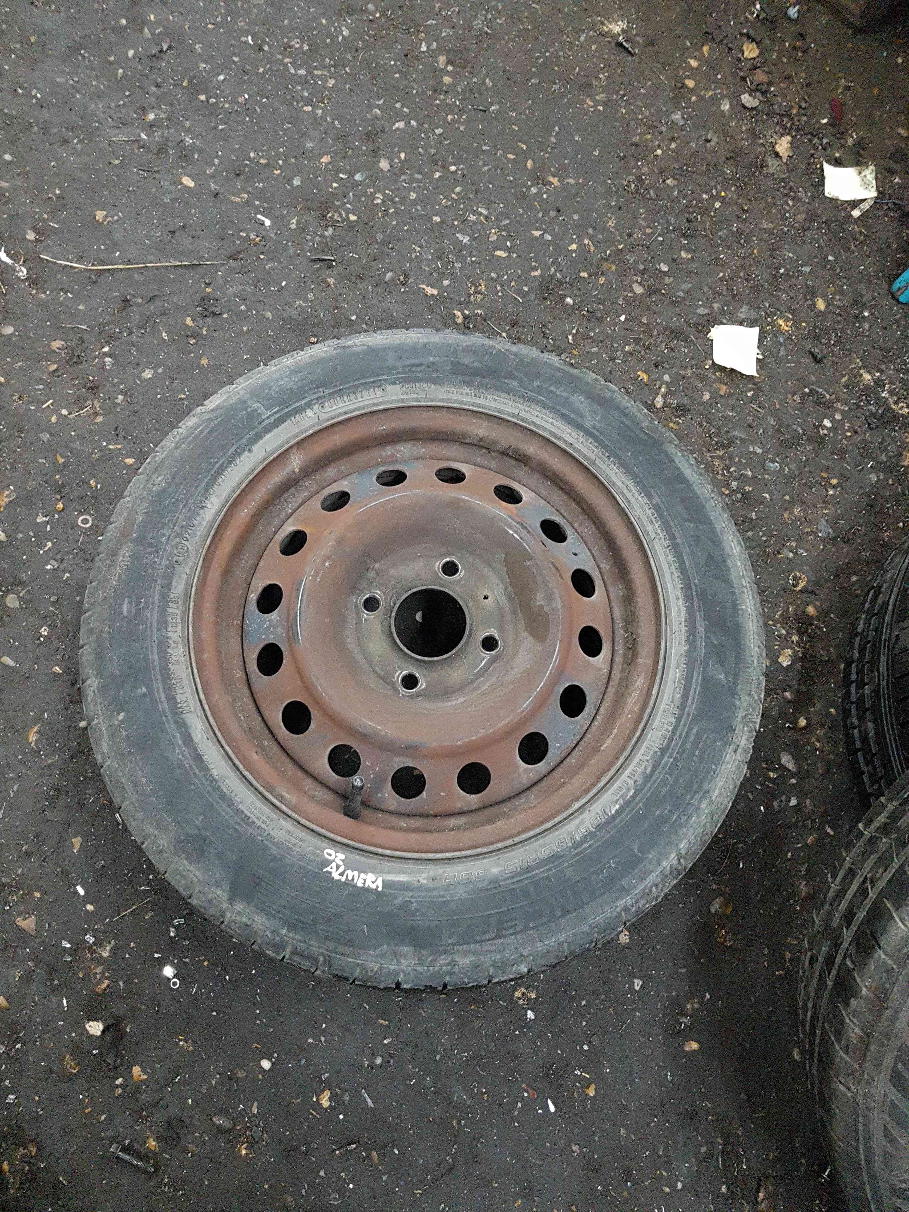 Thumb 2 Nissan Almera 2000-2006 Steel Wheel RIM + Tyre 185 65 15 6Mm 4/5