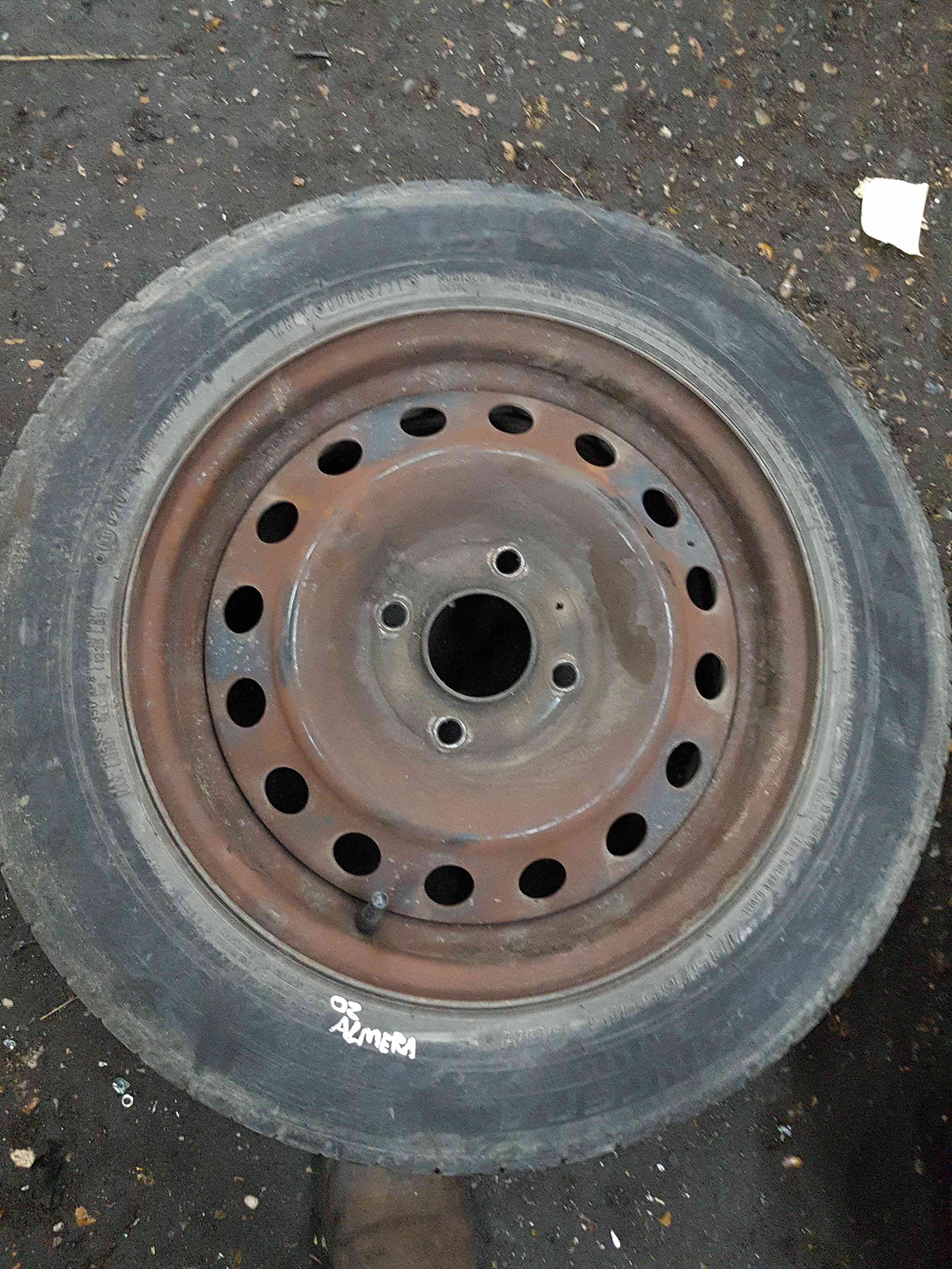 Thumb 6 Nissan Almera 2000-2006 Steel Wheel RIM + Tyre 185 65 15 6Mm 4/5