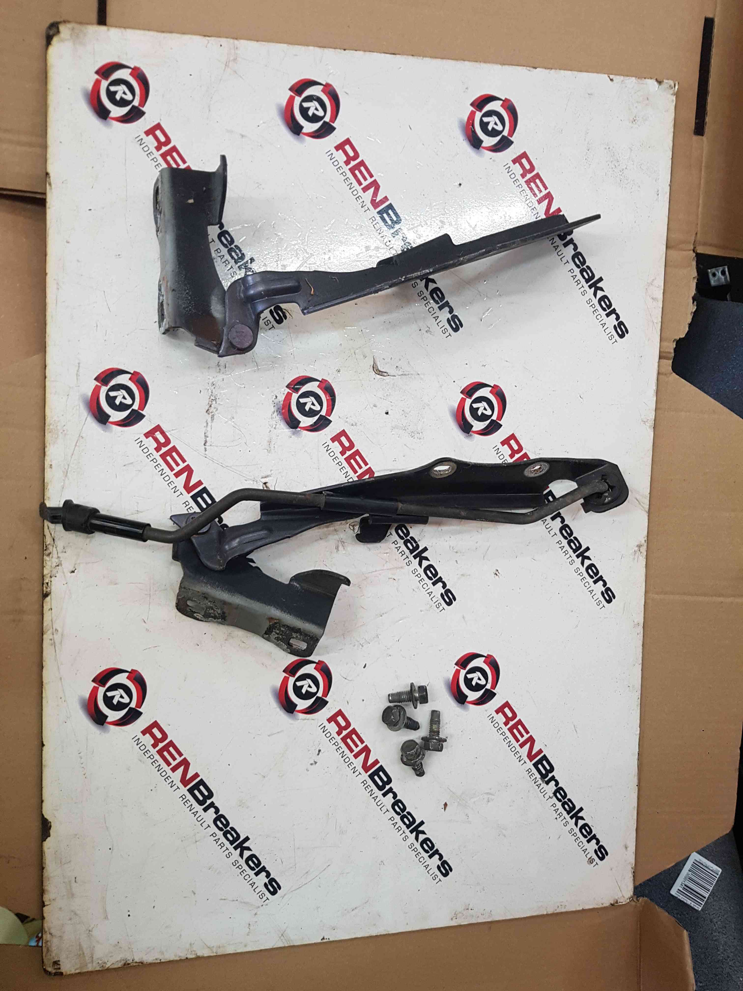 Thumb 3 Nissan Cube Z11 2002-2008 Bonnet Hinge Hinges + Catch BAR + Bolts