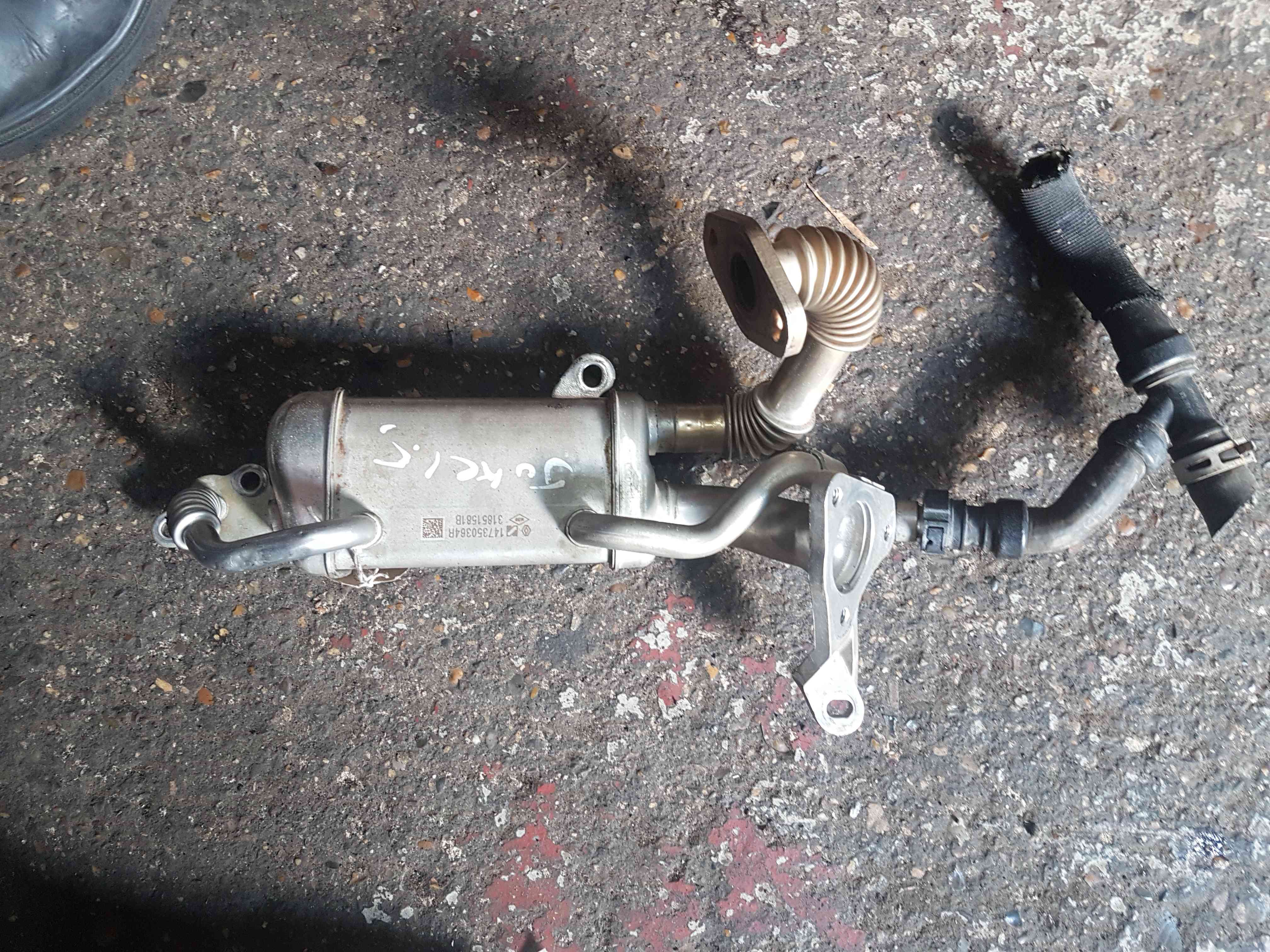Thumb 3 Nissan Juke MK1 2010-2014 1.5 DCI Diesel EGR Valve Cooler 147350364R