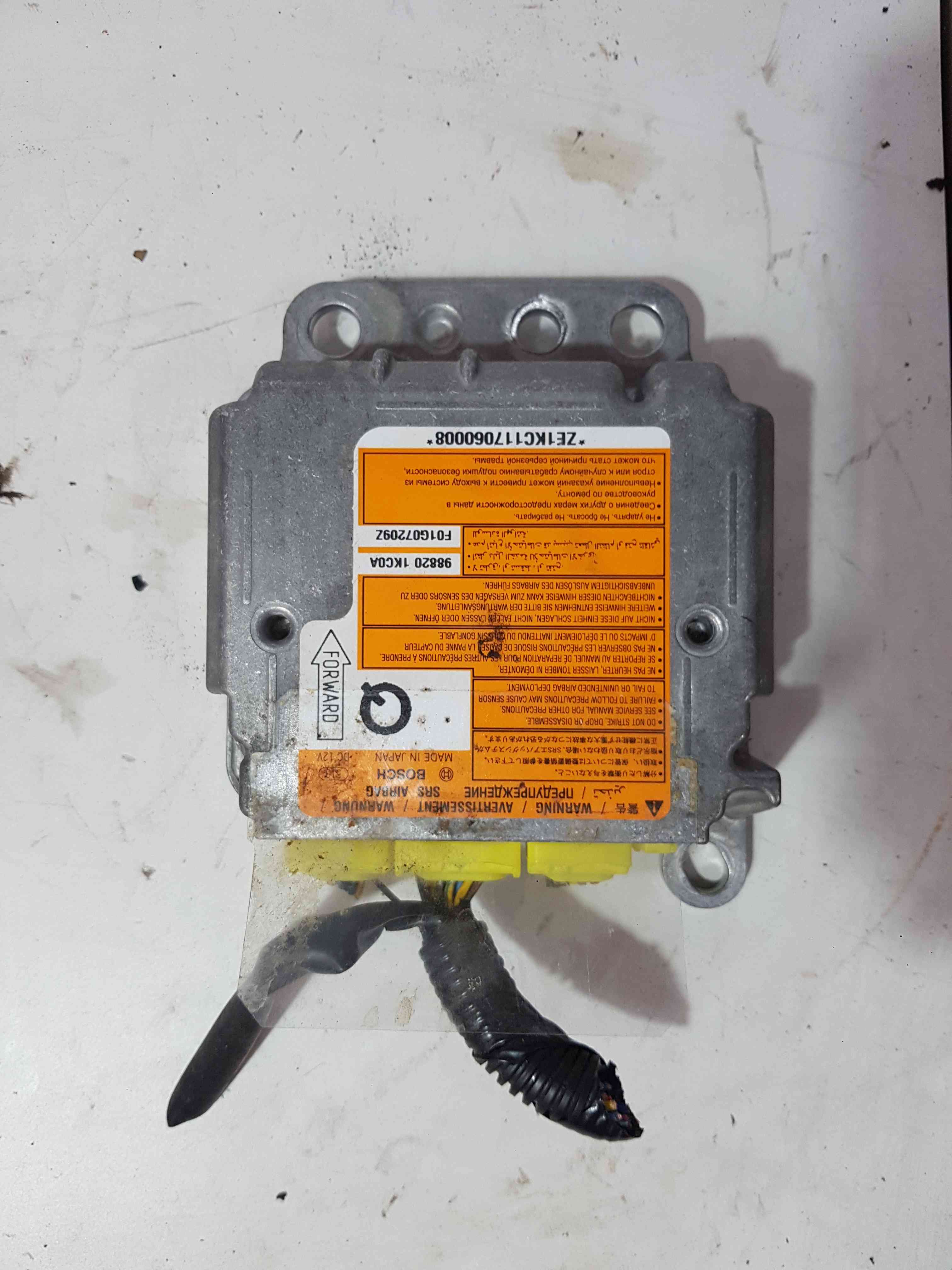 Thumb 4 Nissan Juke MK1 2010-2014 Airbag Module 988201KC0A