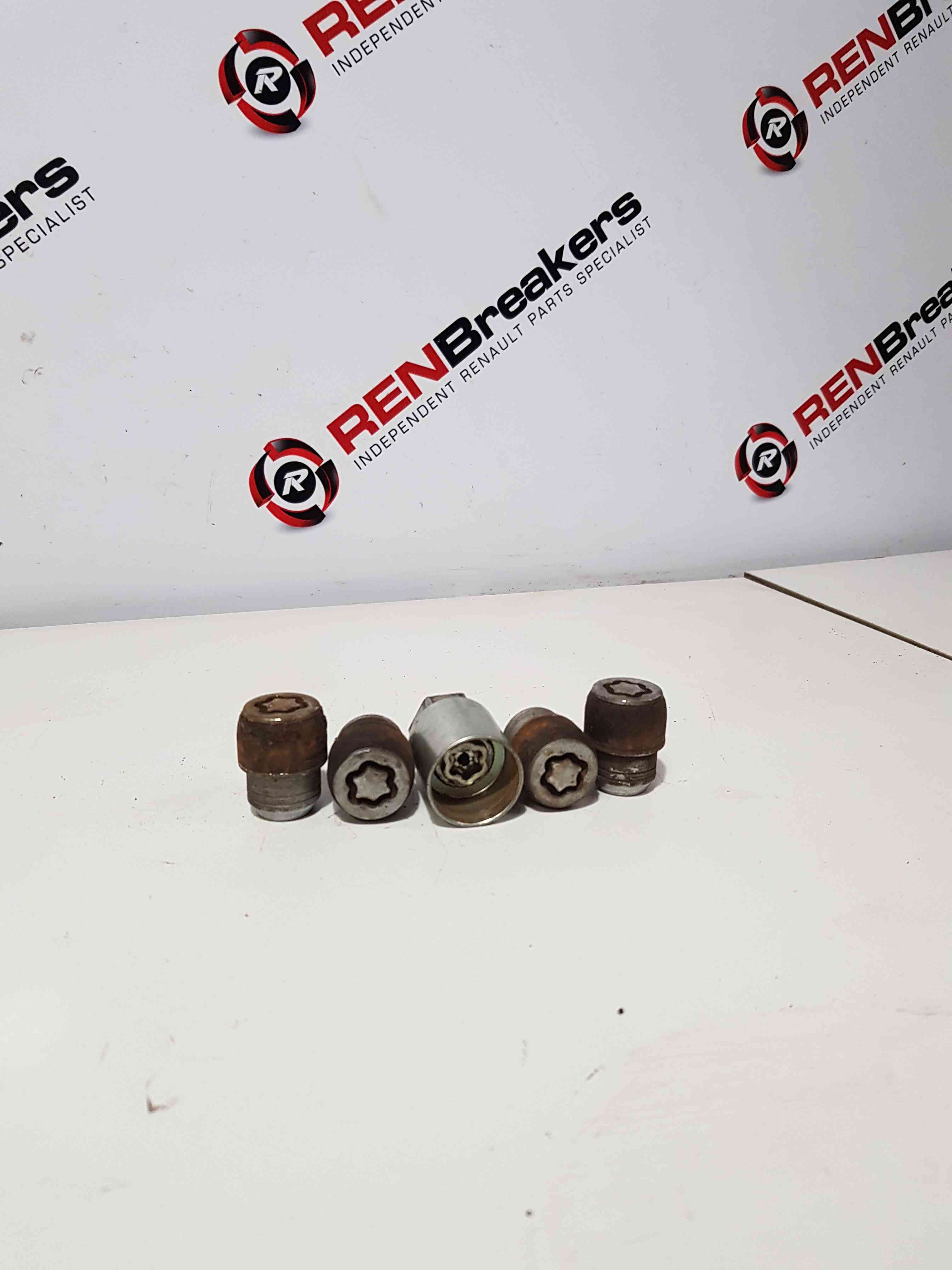 Thumb 8 Nissan Juke MK1 2010-2014 Alloy Wheel Locking NUT Set Locker Security KEY 3/5