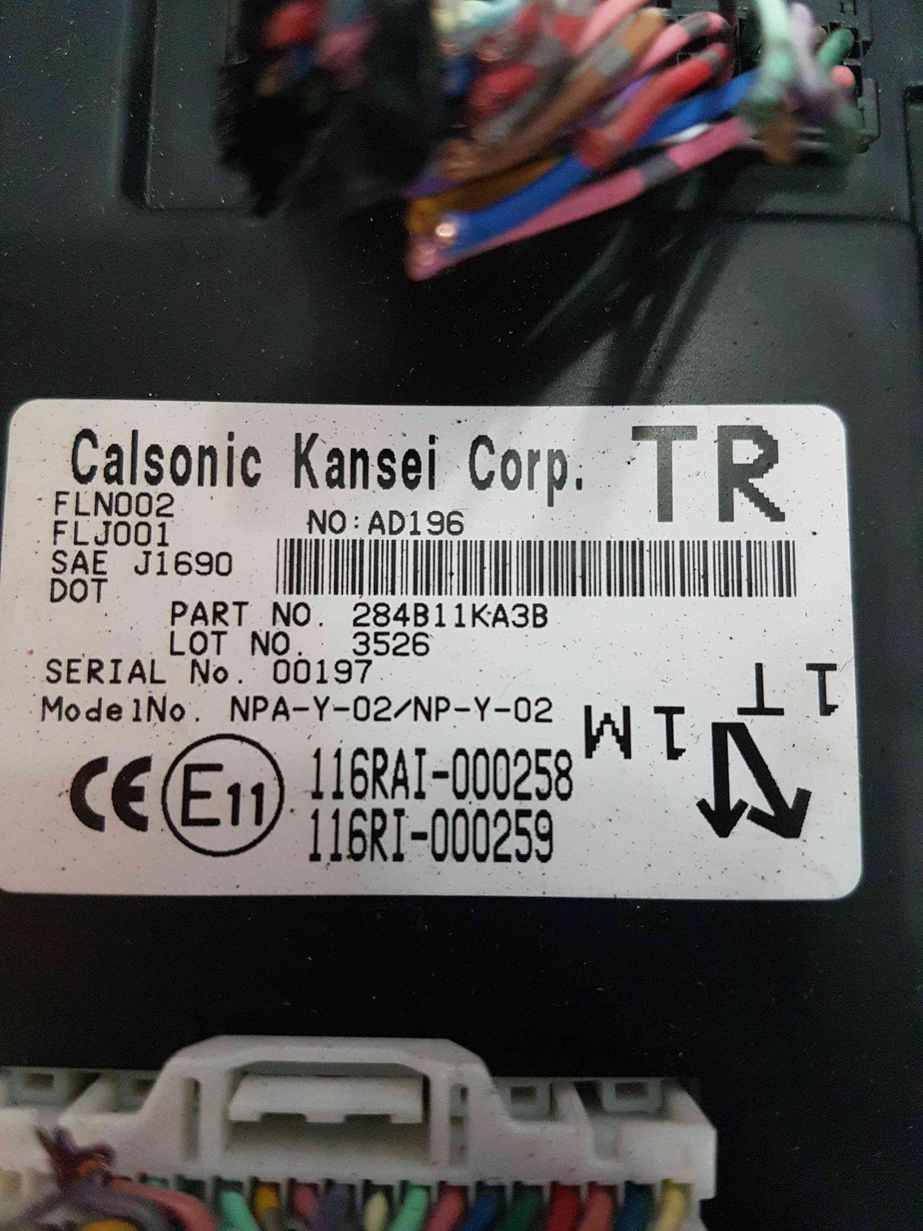 Thumb 6 Nissan Juke MK1 2010-2014 BCM Body Control Module ECU 284B11KA3B