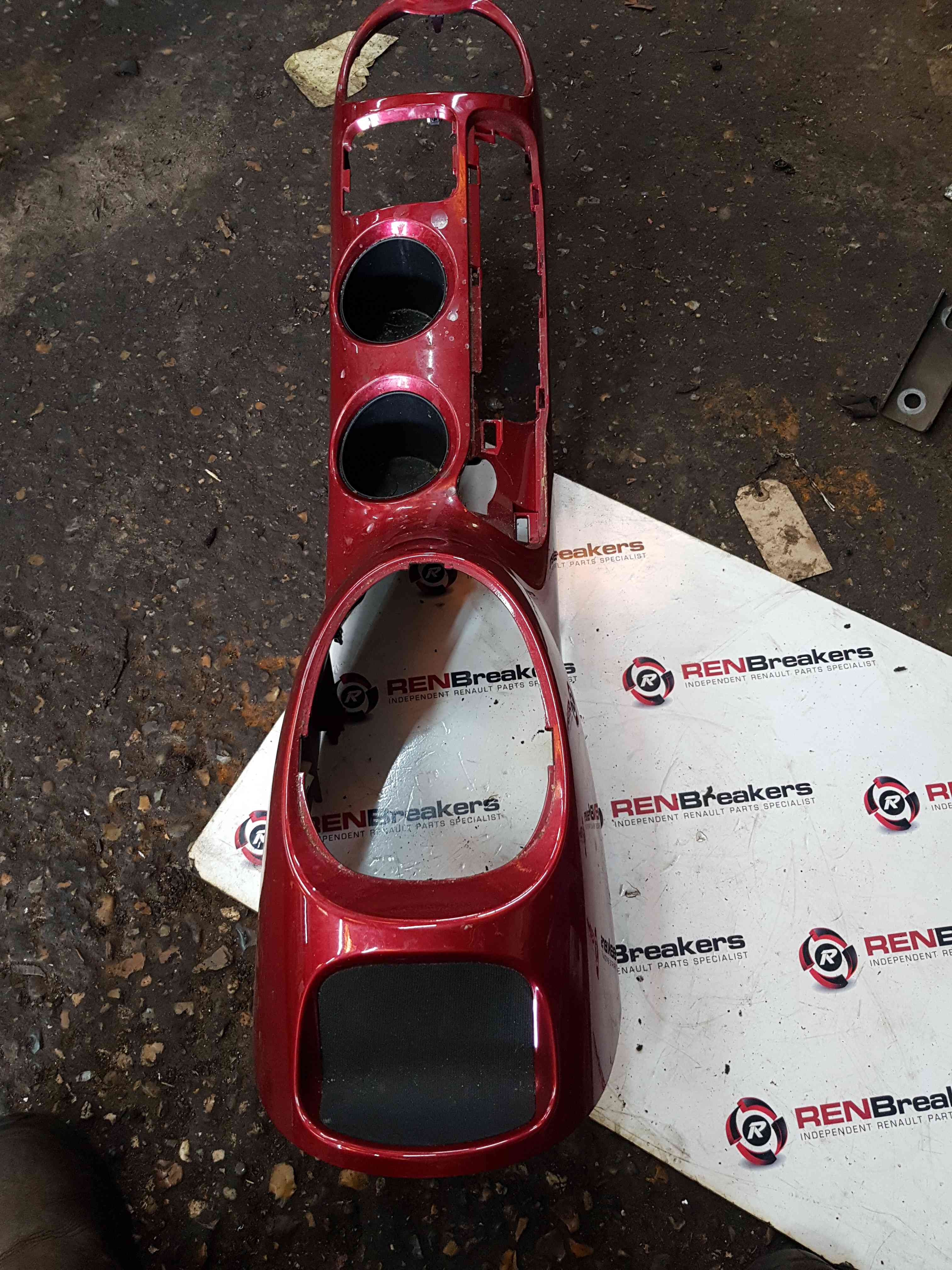 Thumb 2 Nissan Juke MK1 2010-2014 Centre Console Trim CUP Holders 9692100A53 RED