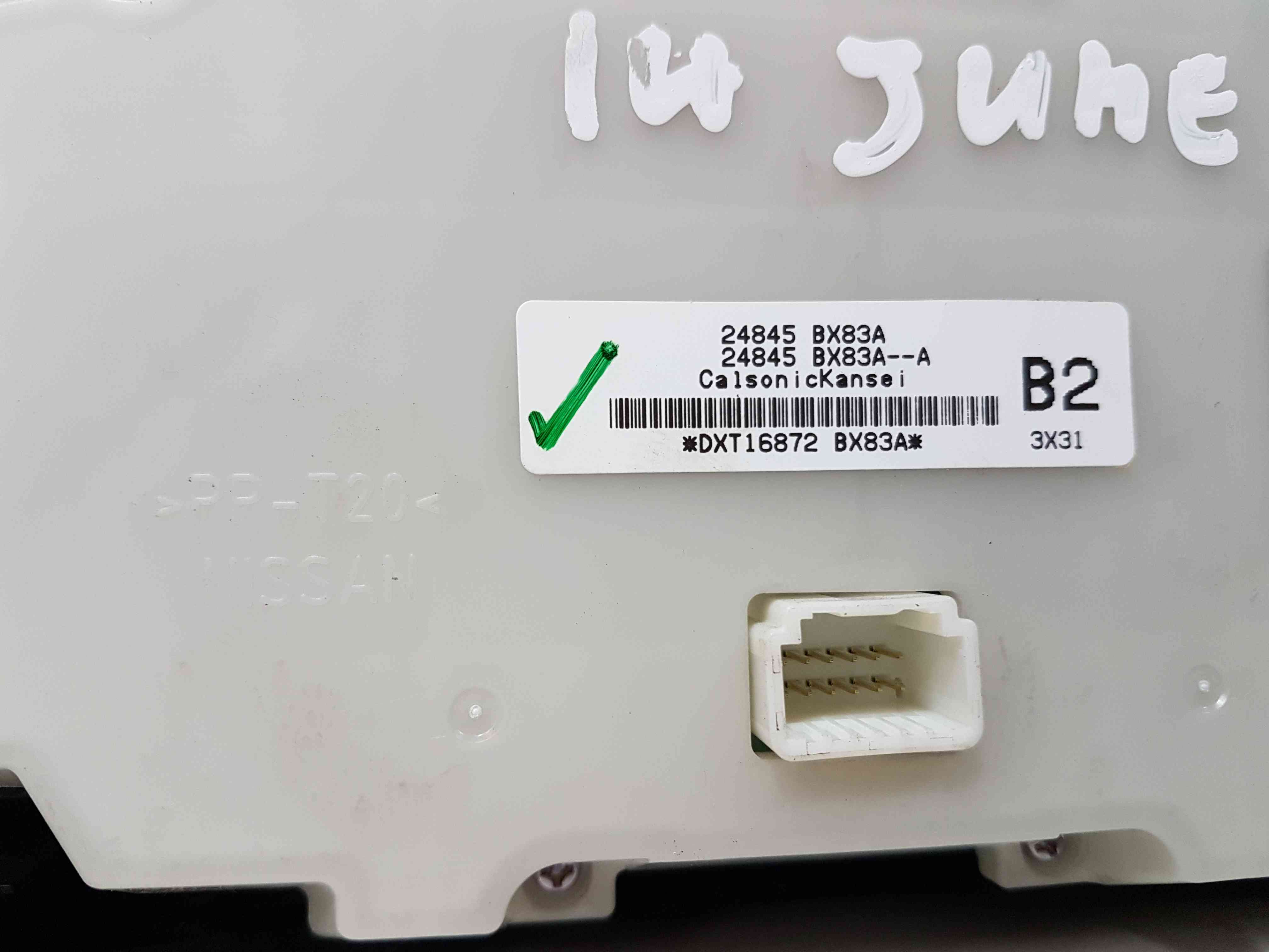 Thumb 8 Nissan Juke MK1 2010-2014 Climate Controls Heater Controls Panel 24845BX83A