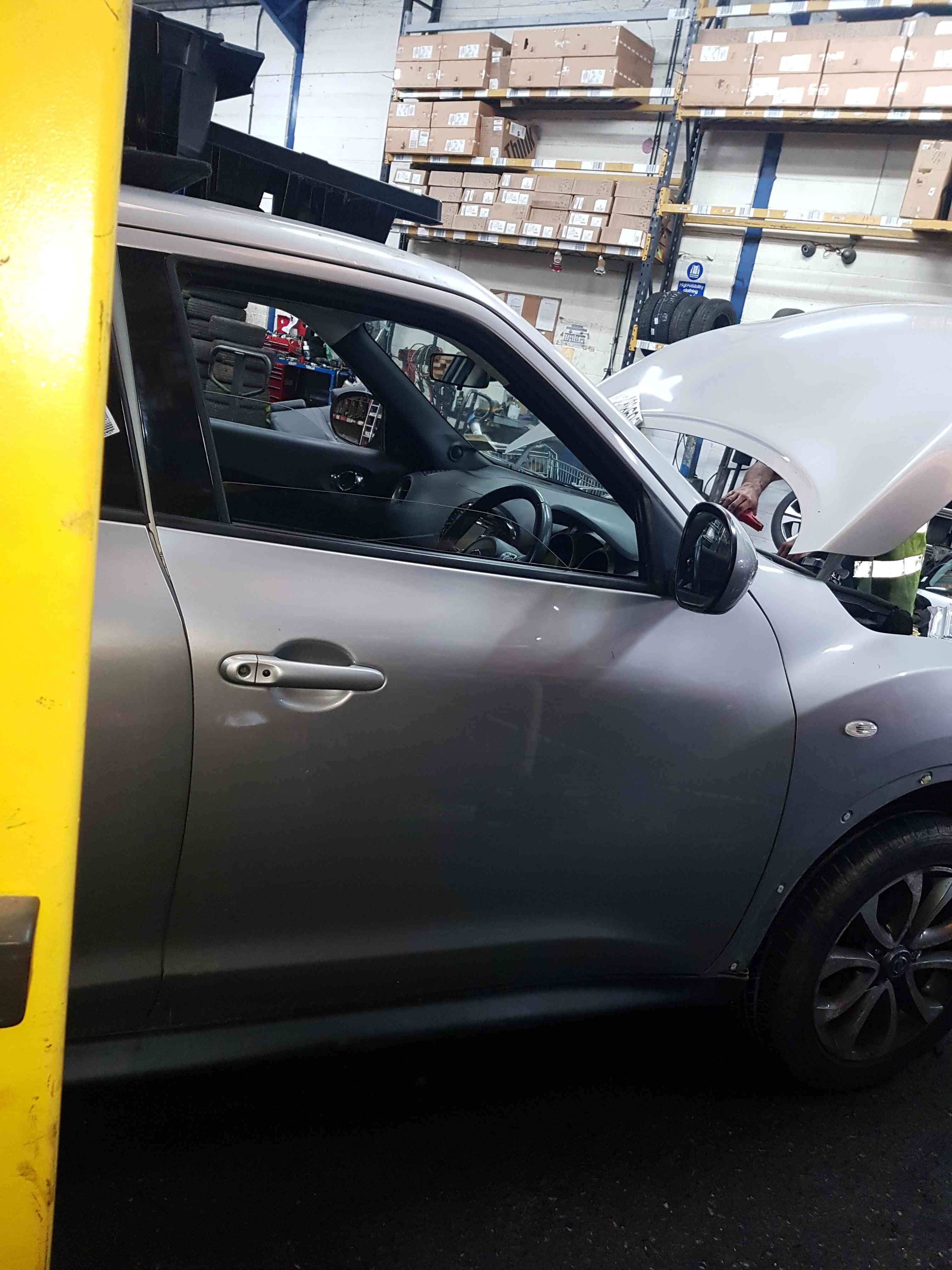 Thumb 2 Nissan Juke MK1 2010-2014 Drivers OSF Front Door Silver KY0