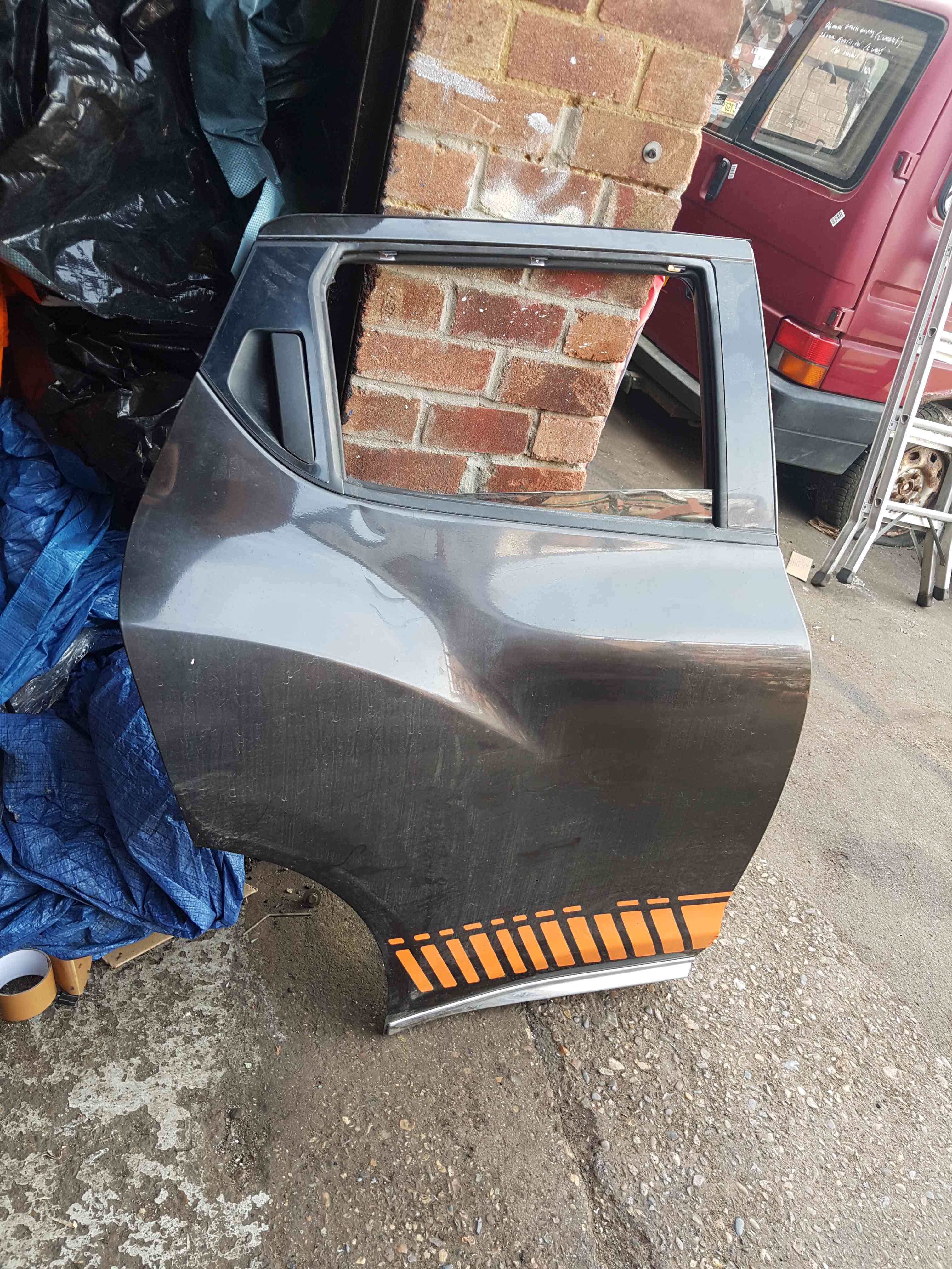 Thumb 3 Nissan Juke MK1 2010-2014 Drivers OSR Rear Door Grey Black Brown KAX