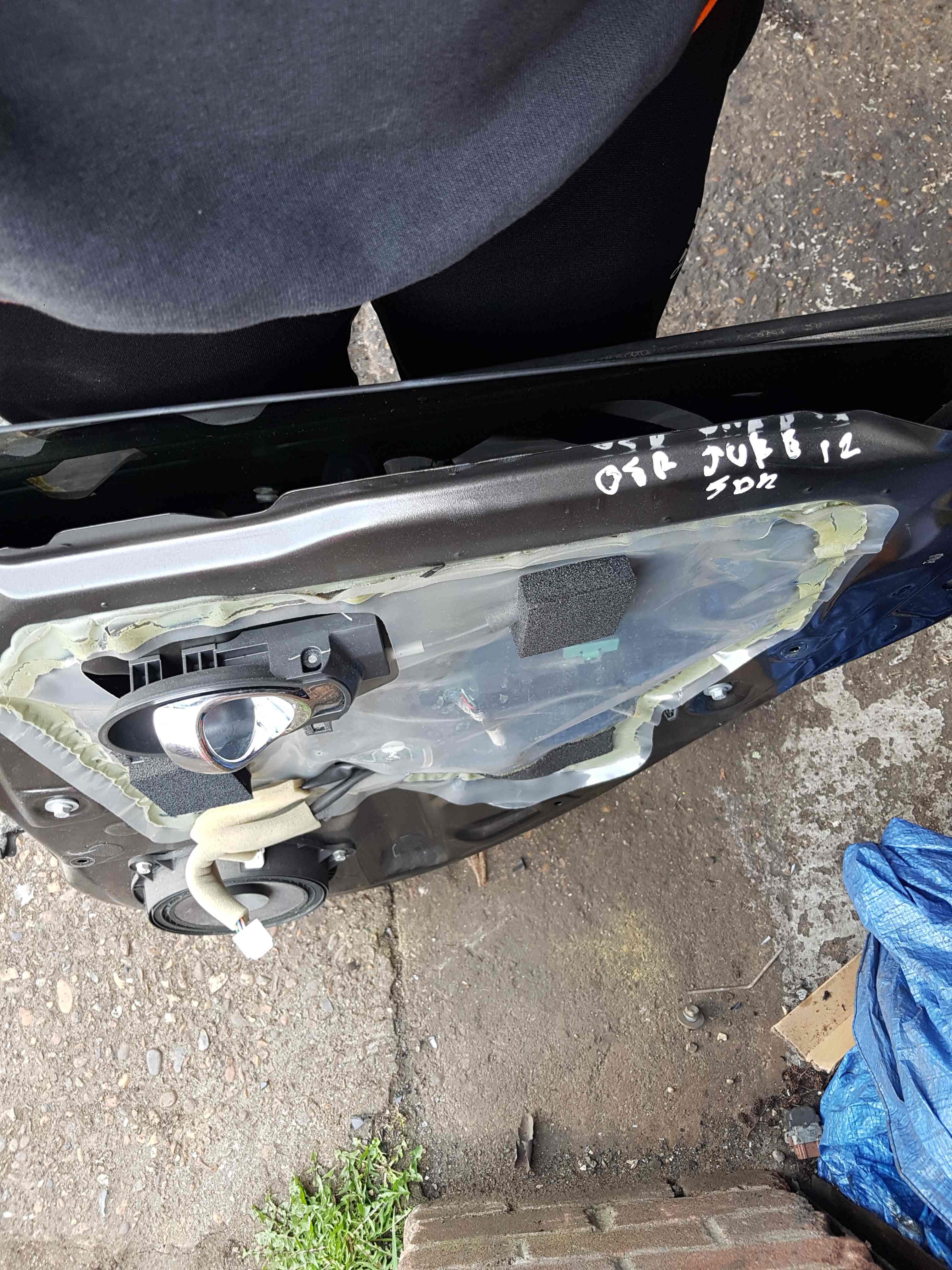 Thumb 4 Nissan Juke MK1 2010-2014 Drivers OSR Rear Door Grey Black Brown KAX