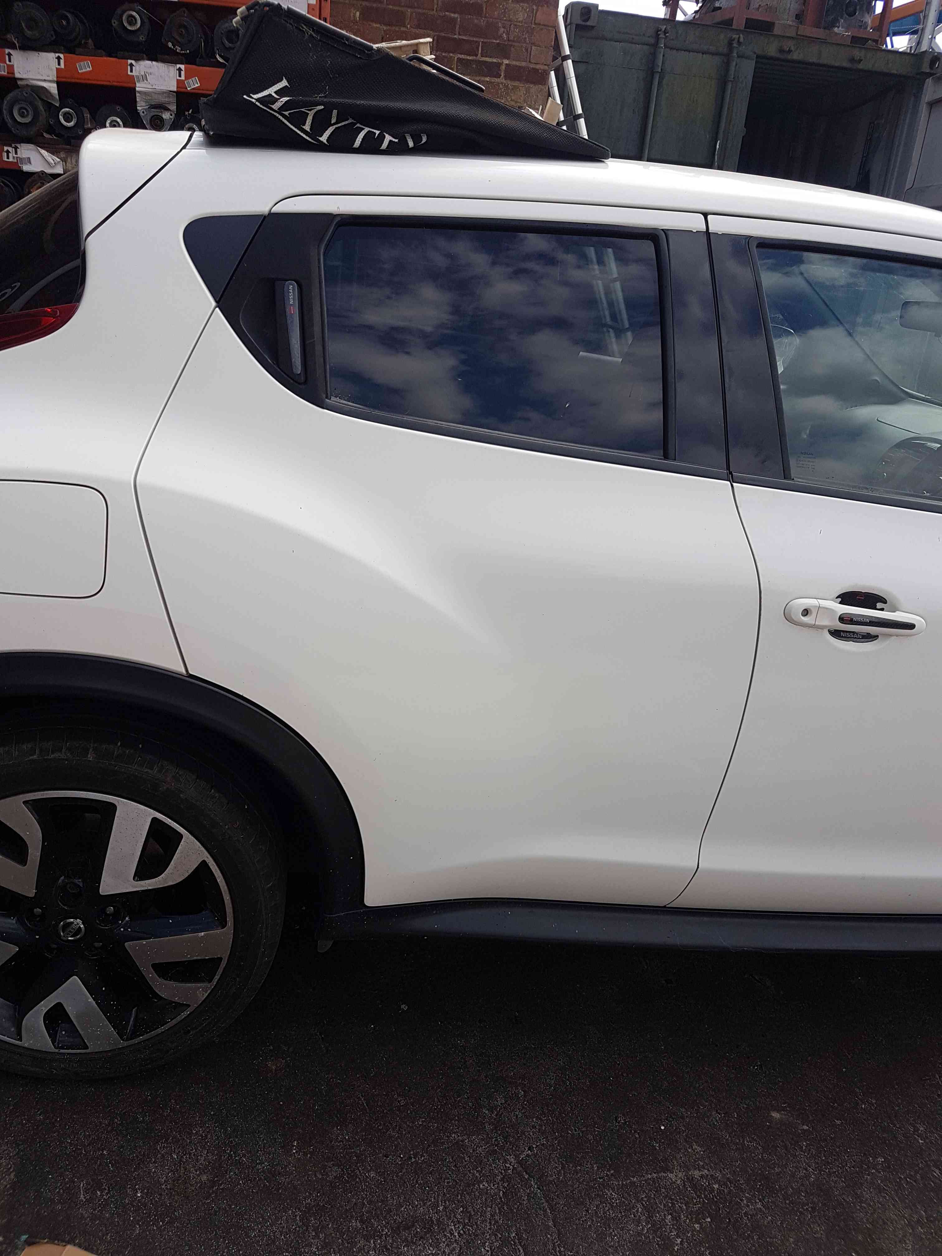 Thumb 5 Nissan Juke MK1 2010-2014 Drivers OSR Rear Door White 326