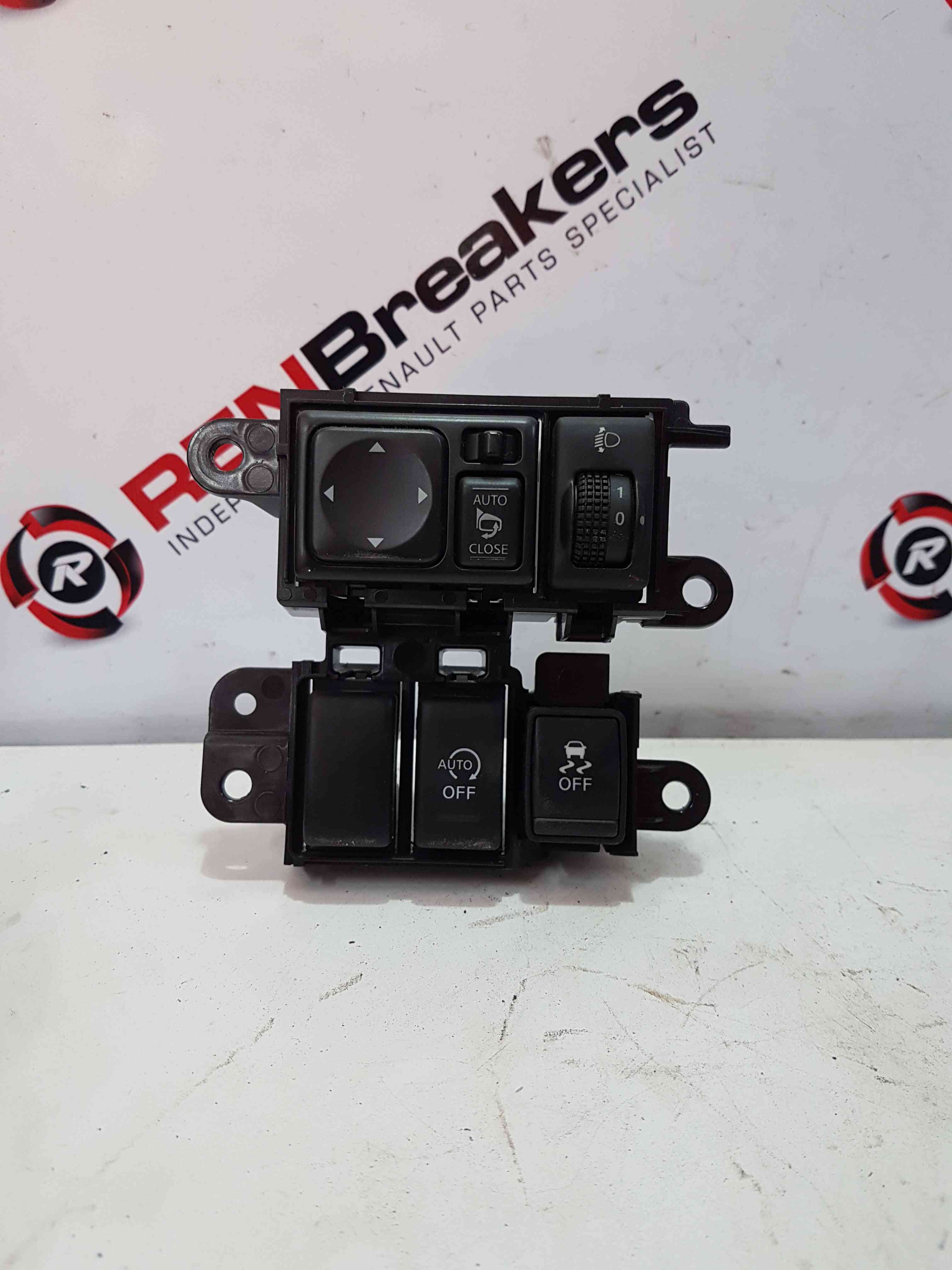 Thumb 8 Nissan Juke MK1 2010-2014 Drivers Os Wing Mirror Switch Folding Traction Auto