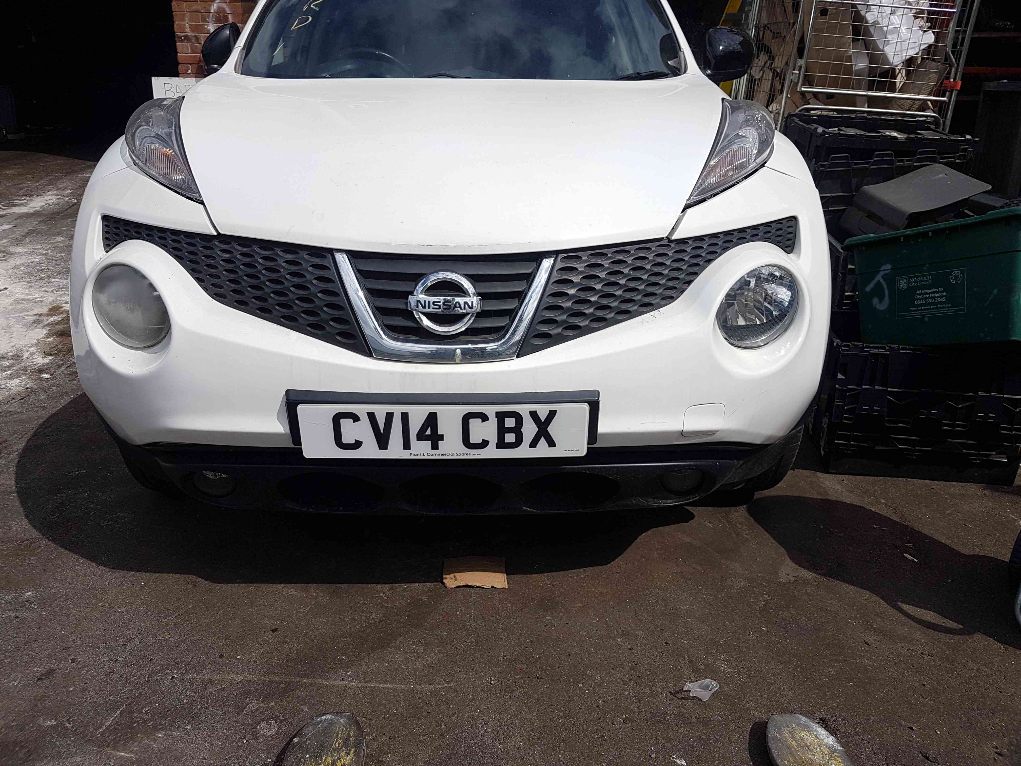 Thumb 3 Nissan Juke MK1 2010-2014 Front Bumper White 326