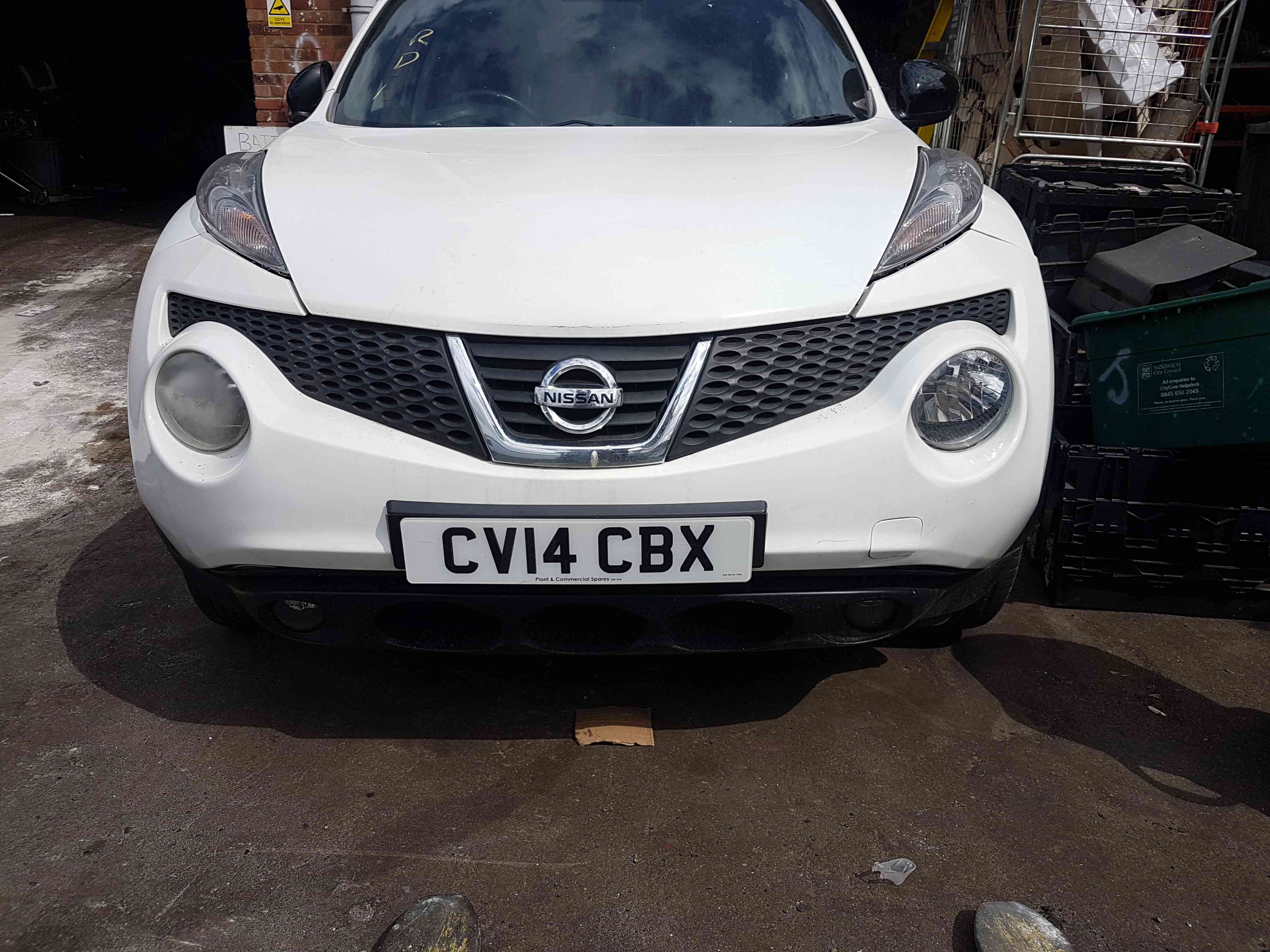 Thumb 4 Nissan Juke MK1 2010-2014 Front Bumper White 326