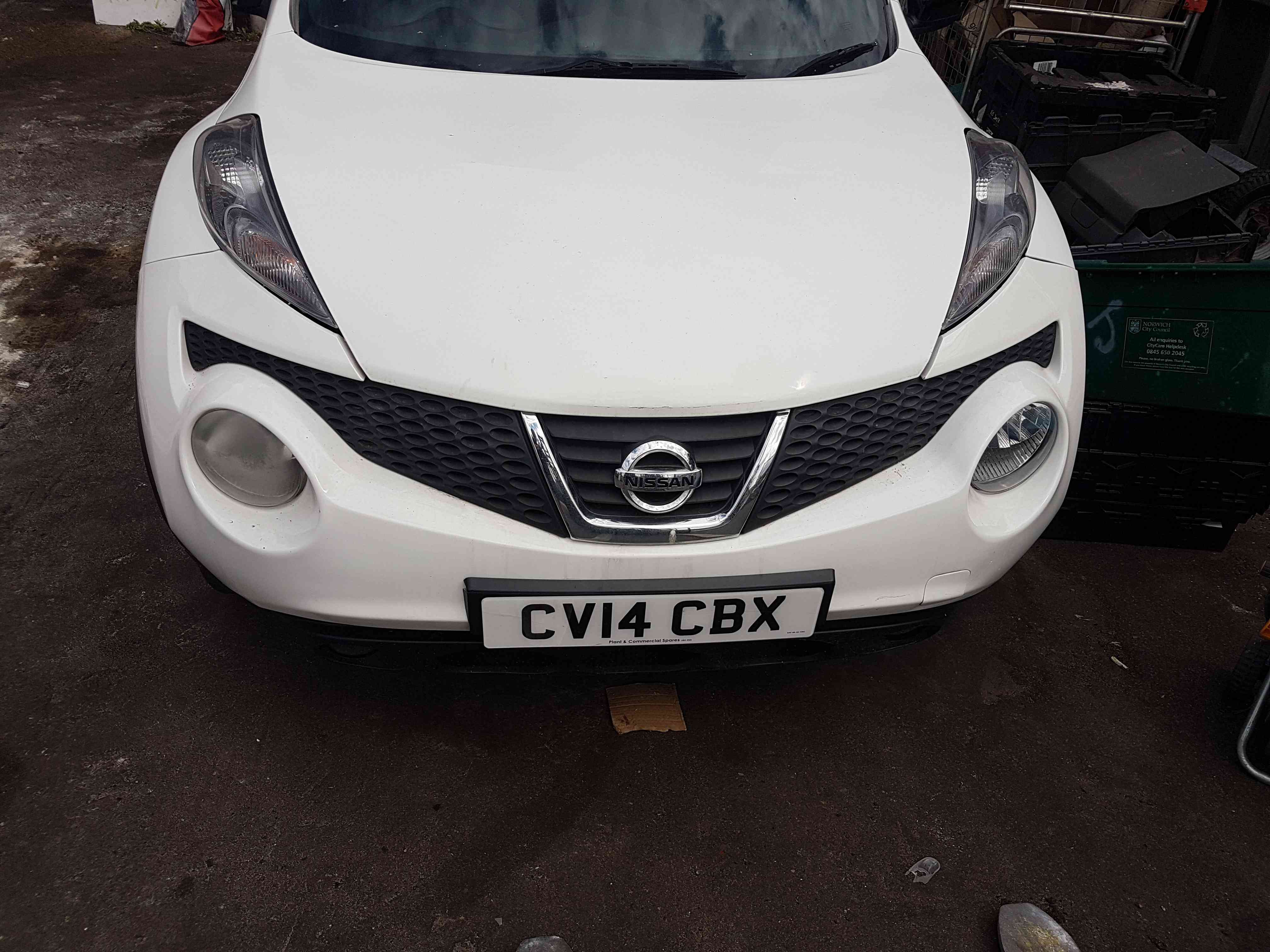 Thumb 9 Nissan Juke MK1 2010-2014 Front Bumper White 326
