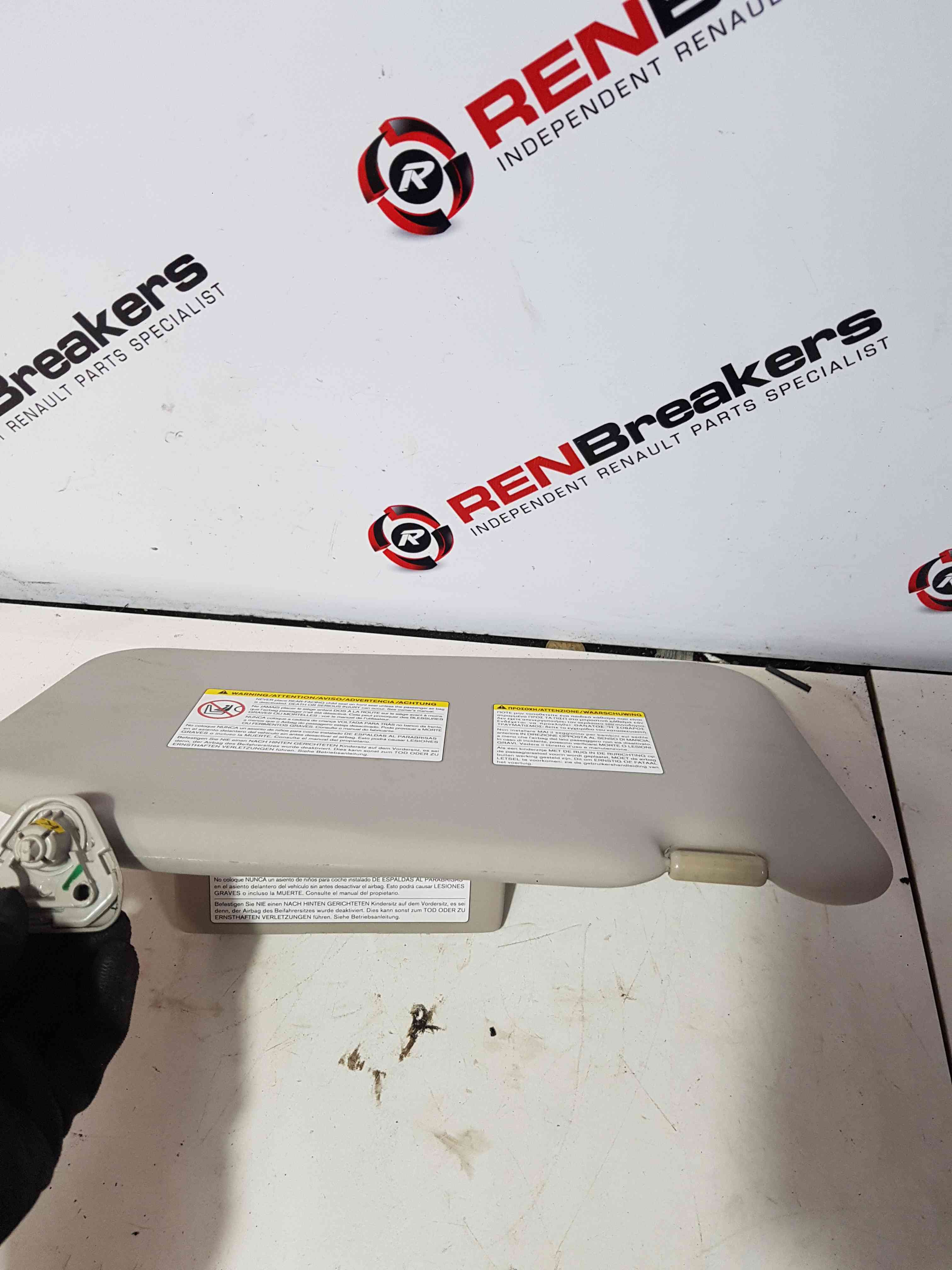 Thumb 5 Nissan Juke MK1 2010-2014 Passenger NSF Front SUN Visor