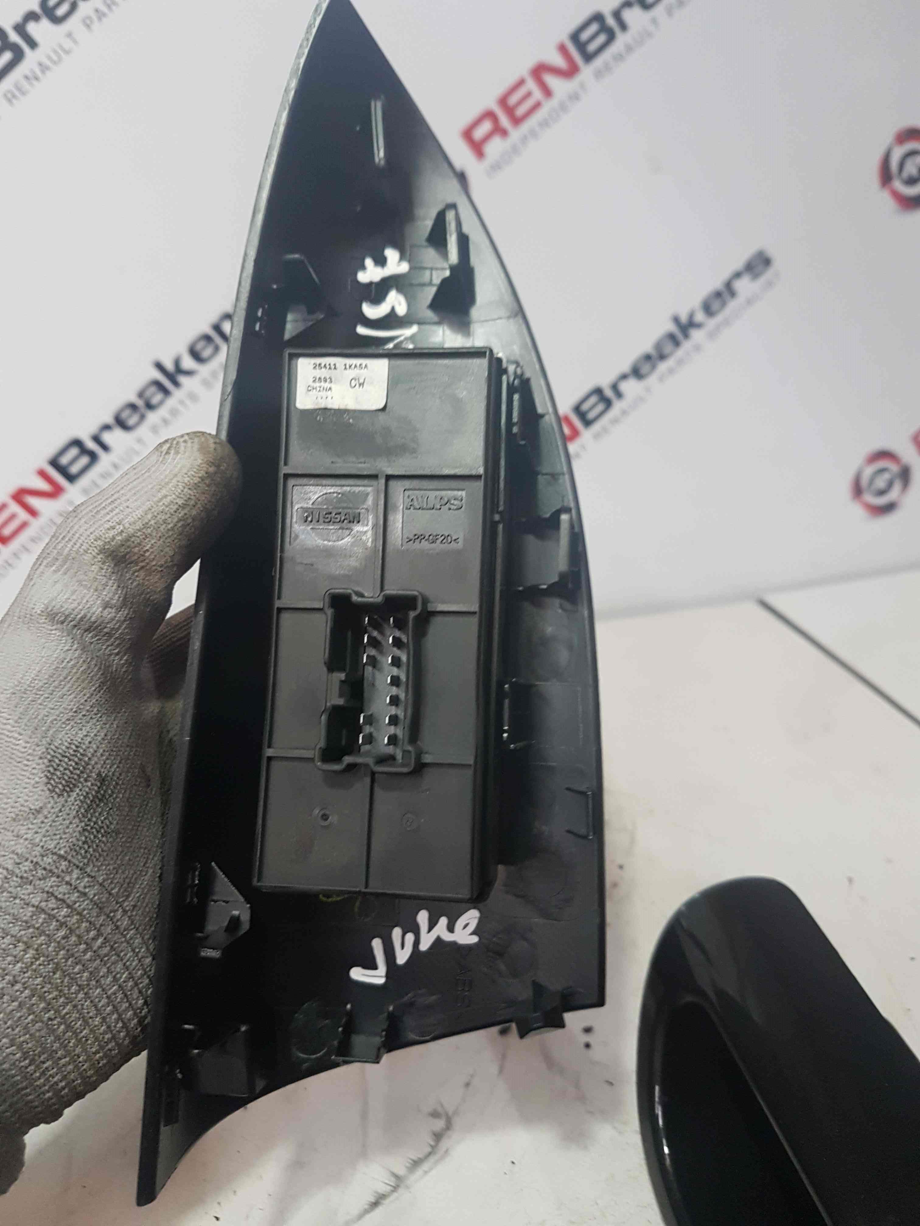Thumb 7 Nissan Juke MK1 2010-2014 Passenger NSF Front Window Switch Panel 254111KA5A