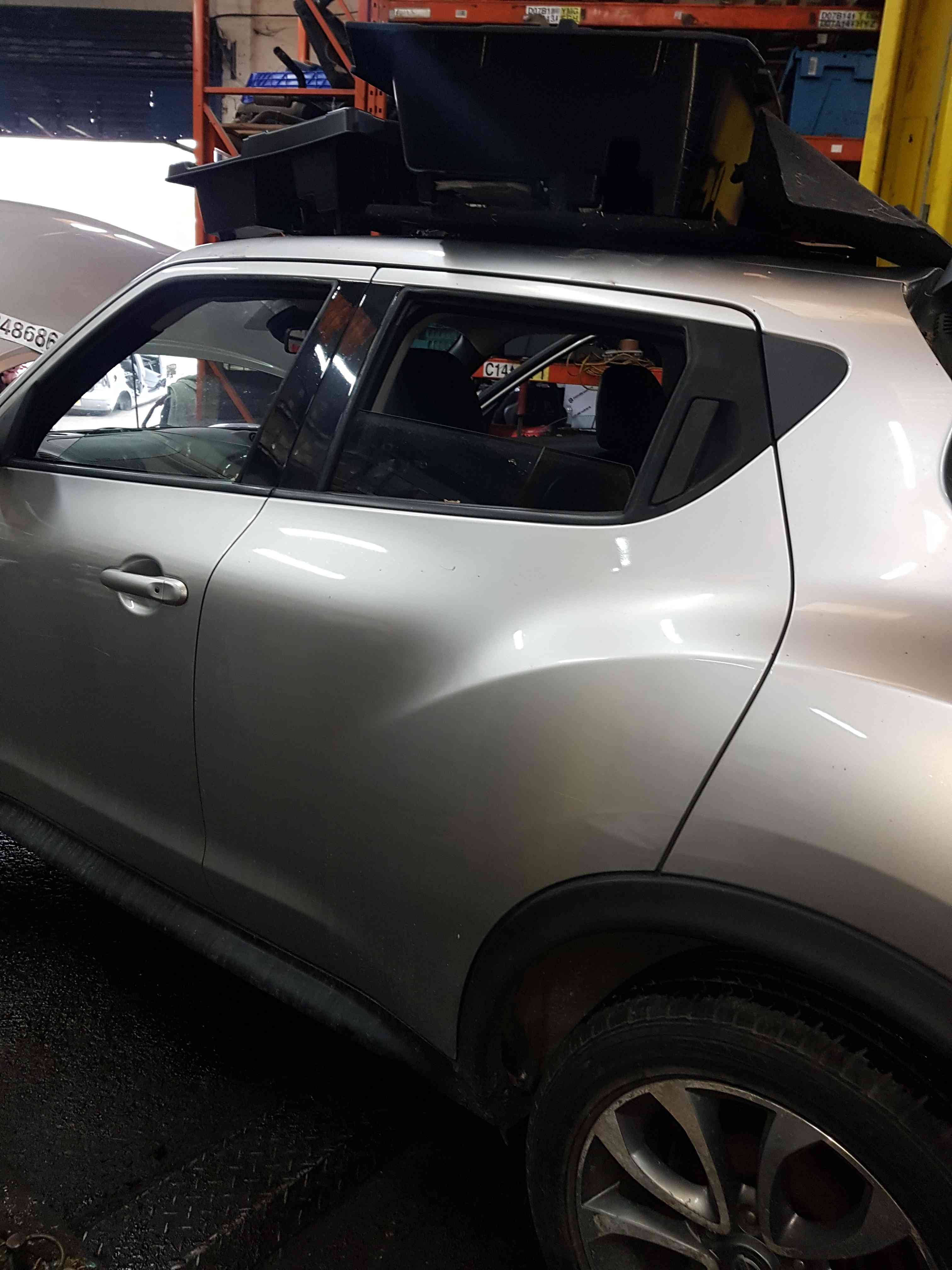 Thumb 2 Nissan Juke MK1 2010-2014 Passenger NSR Rear Door Silver KY0