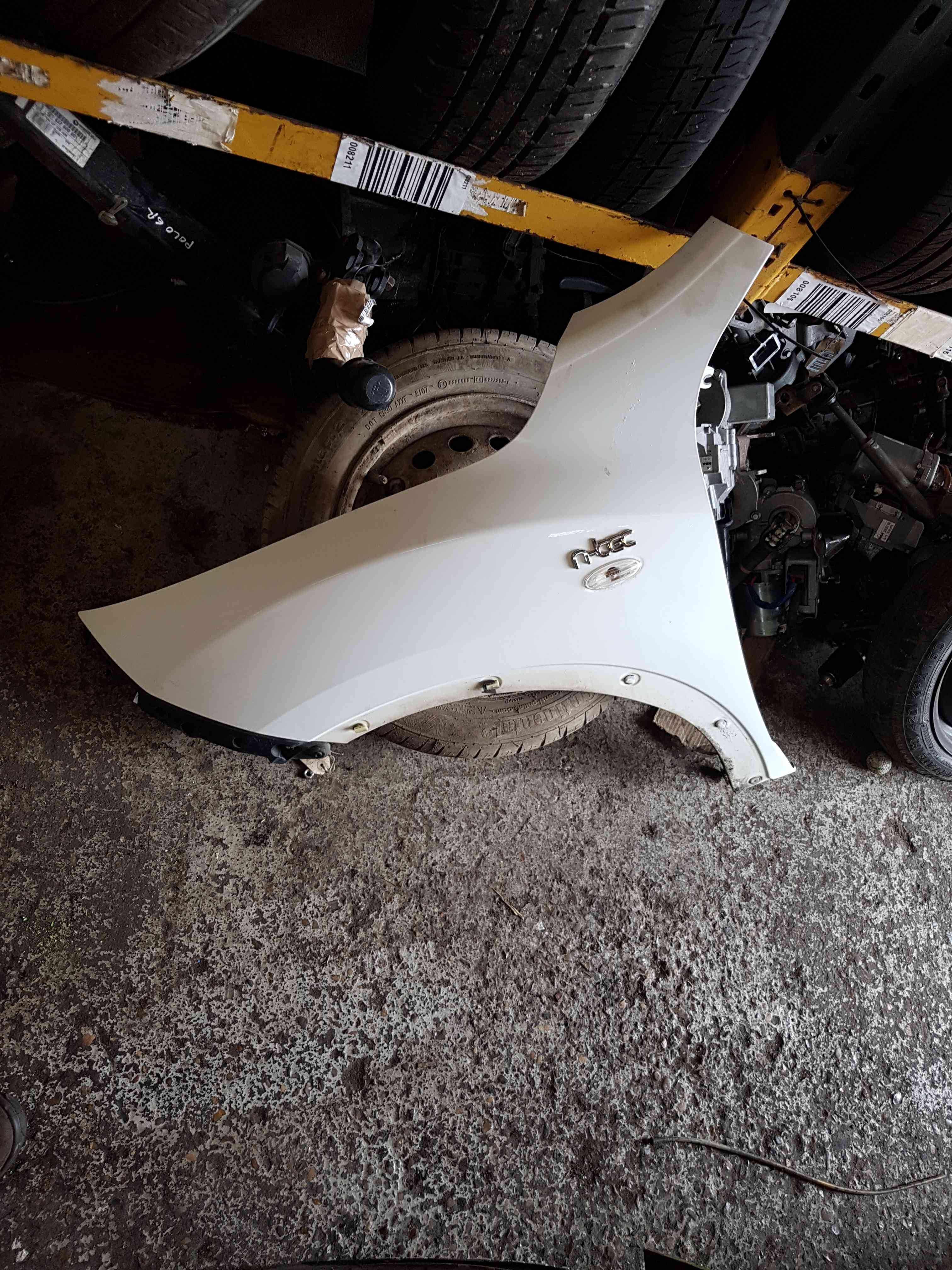 Thumb 3 Nissan Juke MK1 2010-2014 Passenger Ns Wing White 326