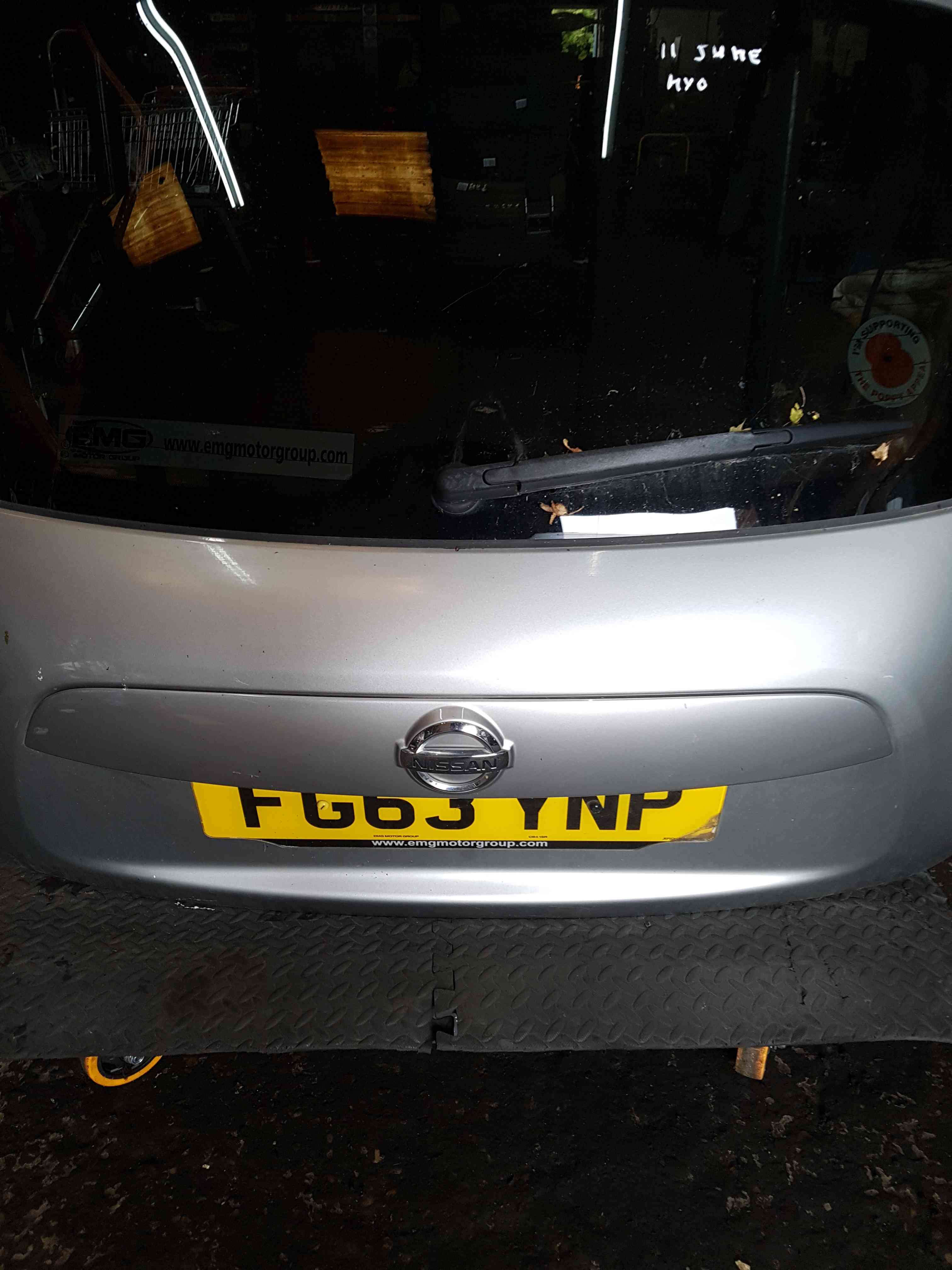 Thumb 5 Nissan Juke MK1 2010-2014 Rear Tailgate Boot Silver KY0