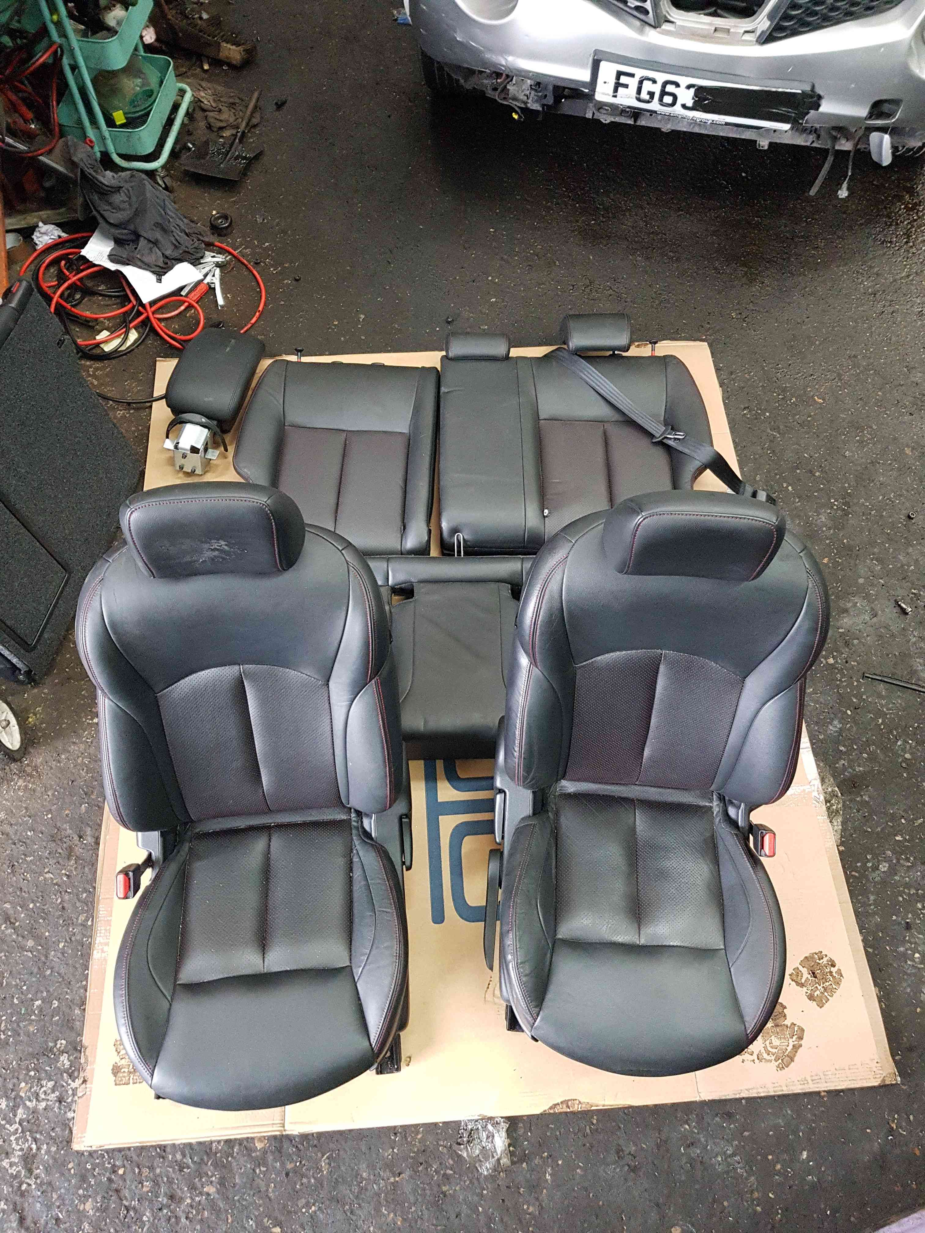 Thumb 2 Nissan Juke MK1 2010-2019 Interior SET Chairs Half Leather SET Front Rear
