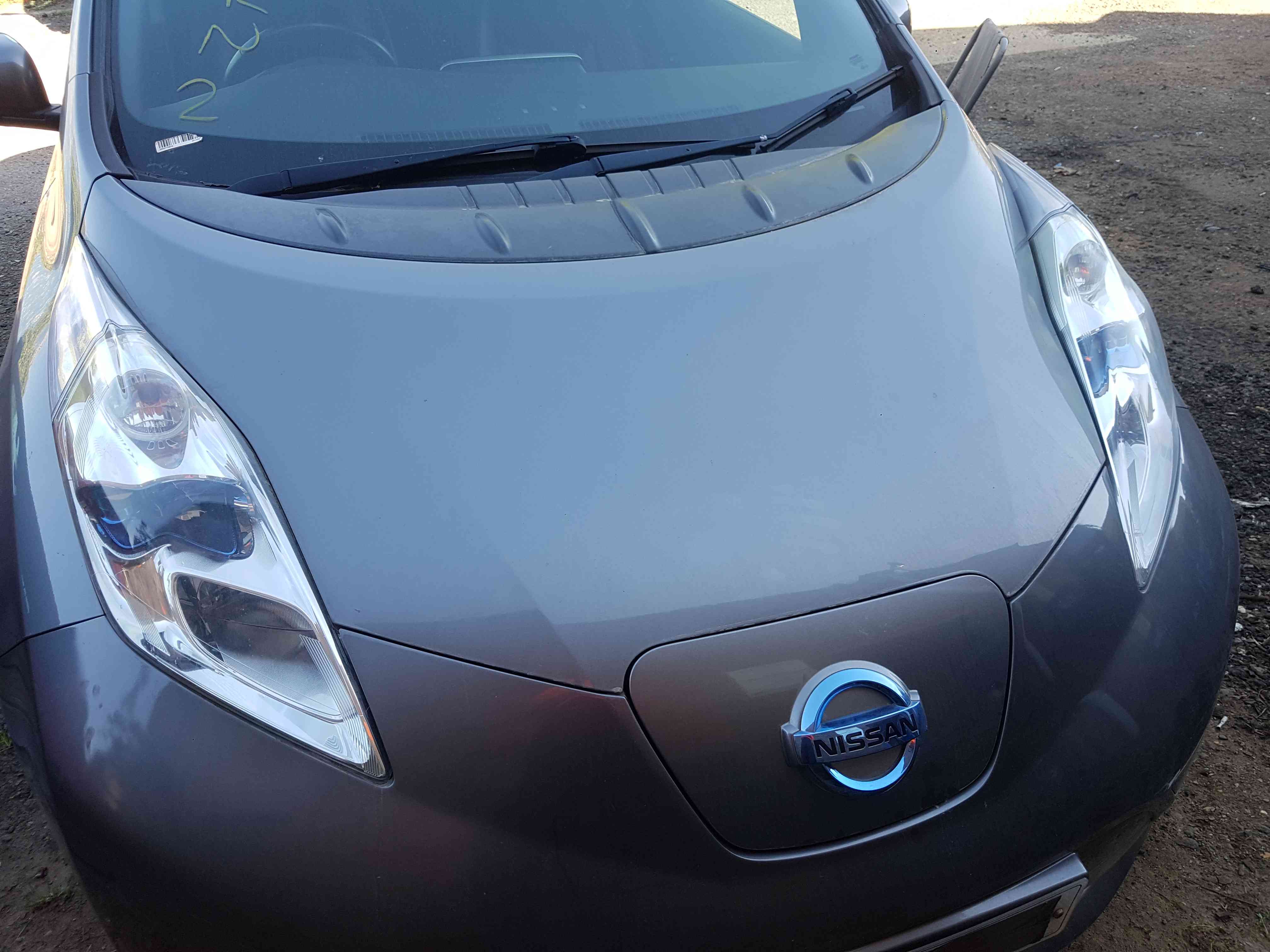 Thumb 7 Nissan Leaf 2010-2017  Front Bonnet KAD Grey Metallic Gunmetal Grey