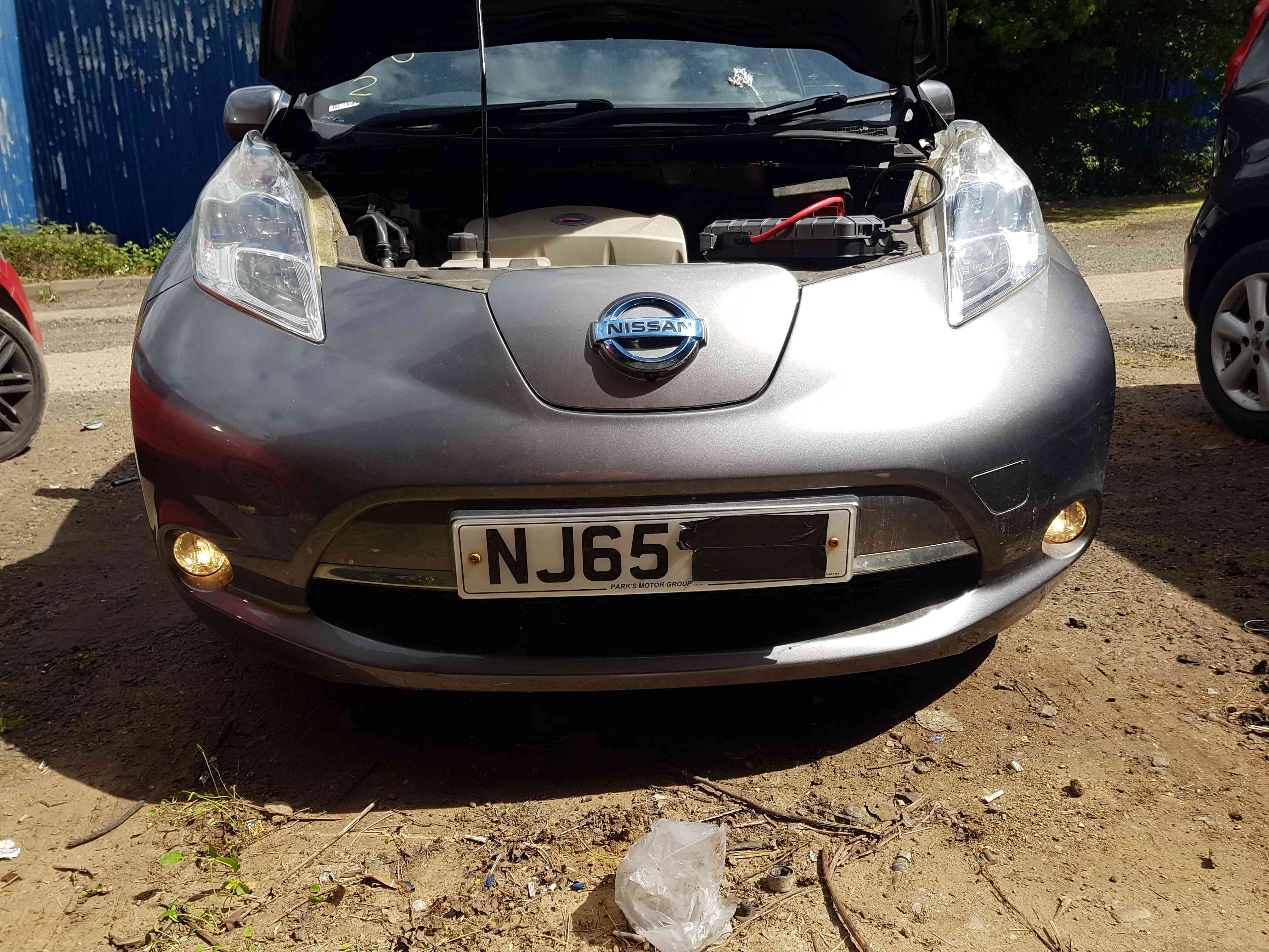 Thumb 3 Nissan Leaf 2010-2017 Front Bumper KAD Grey Metallic Gunmetal Grey