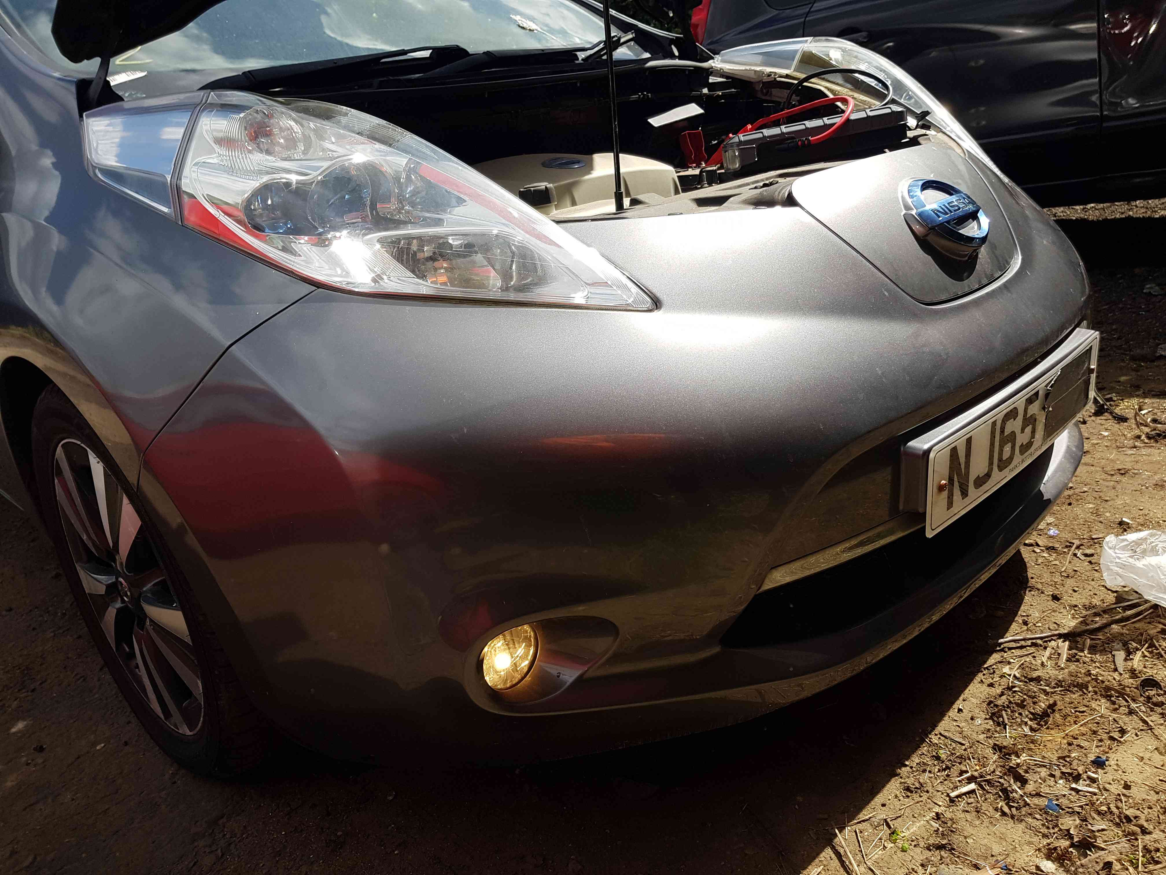 Thumb 4 Nissan Leaf 2010-2017 Front Bumper KAD Grey Metallic Gunmetal Grey