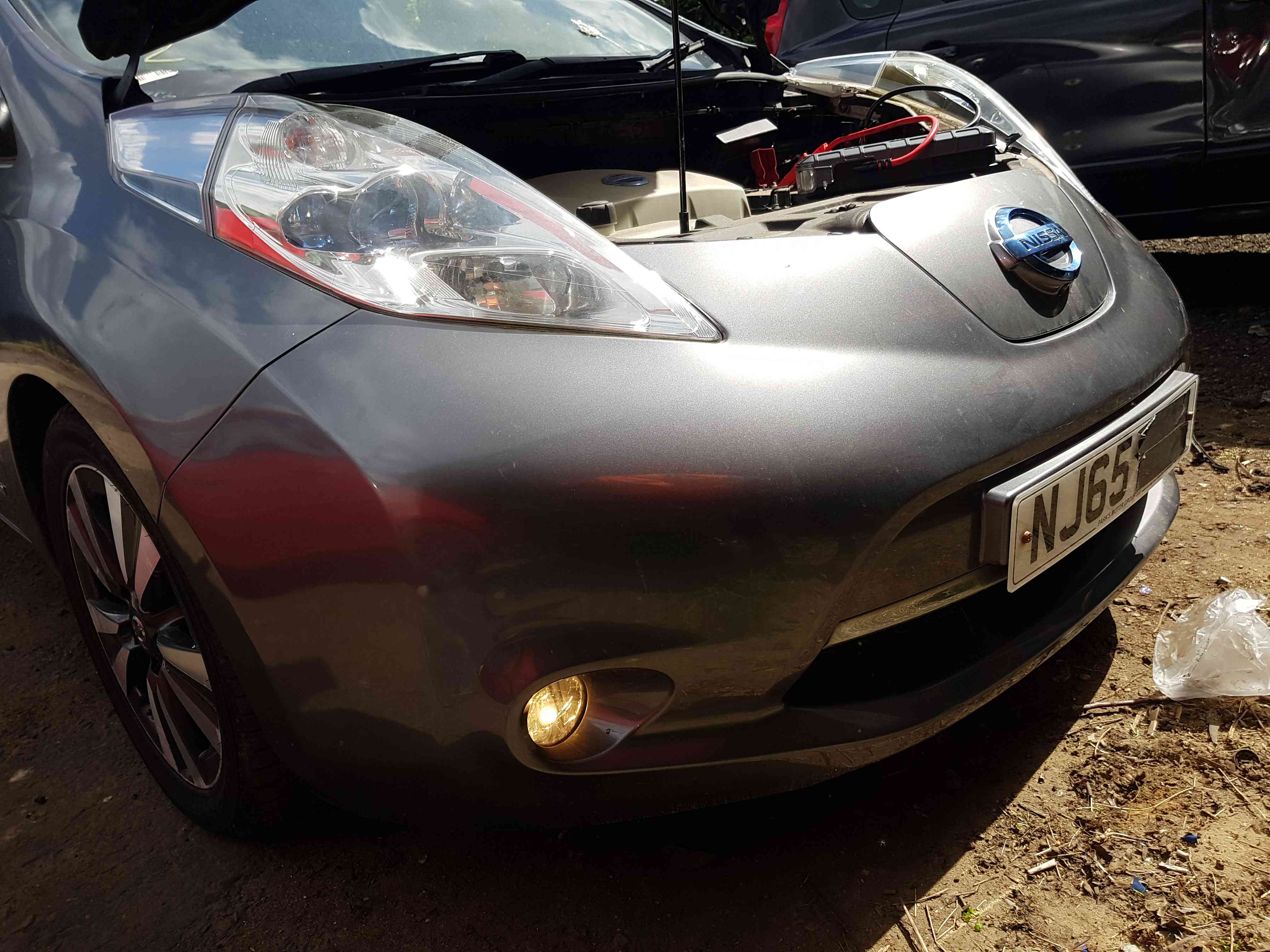 Thumb 5 Nissan Leaf 2010-2017 Front Bumper KAD Grey Metallic Gunmetal Grey
