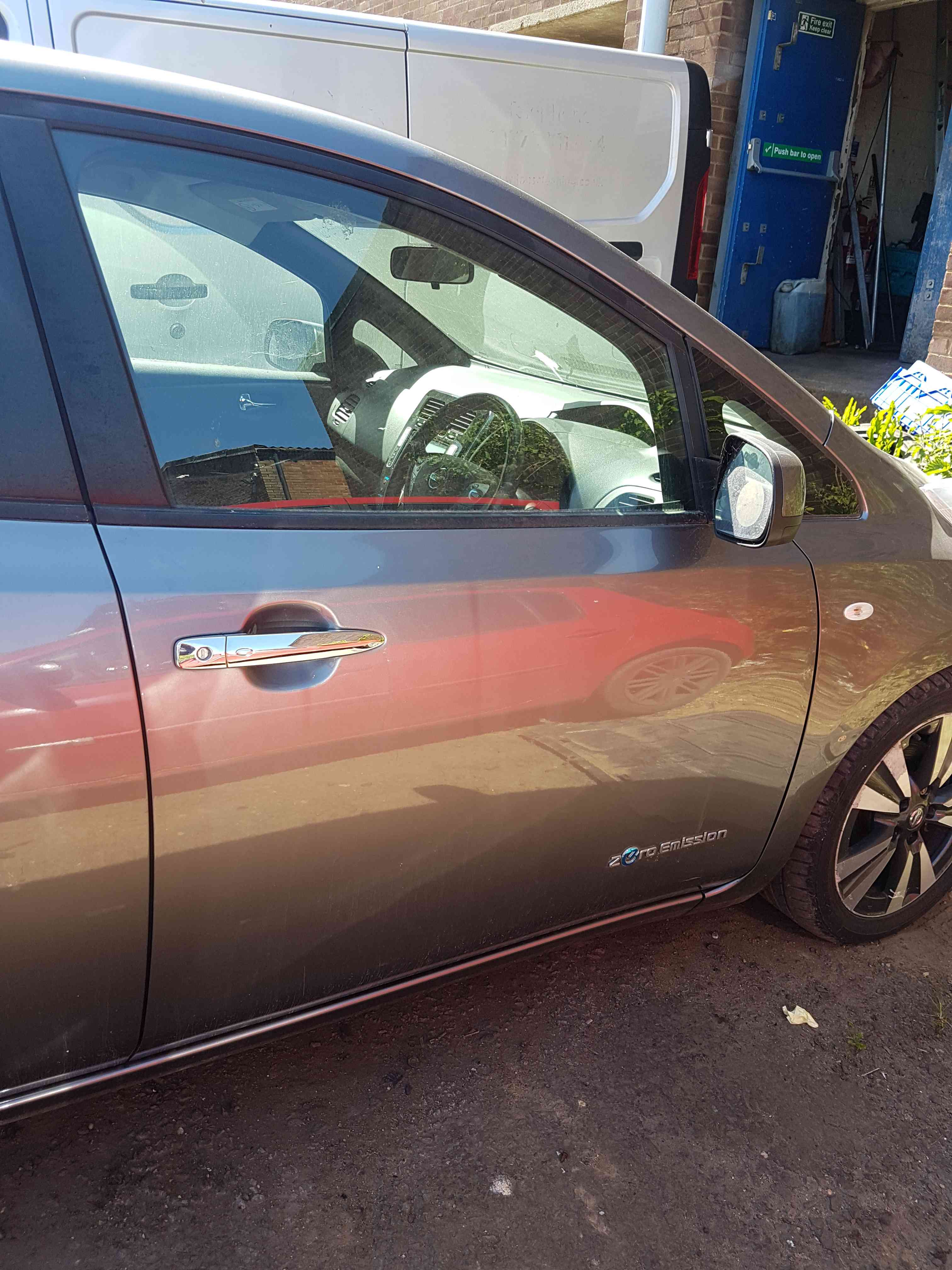 Thumb 2 Nissan Leaf 2010-2017 Drivers OSF Door Right KAD Grey Metallic Gunmetal Grey