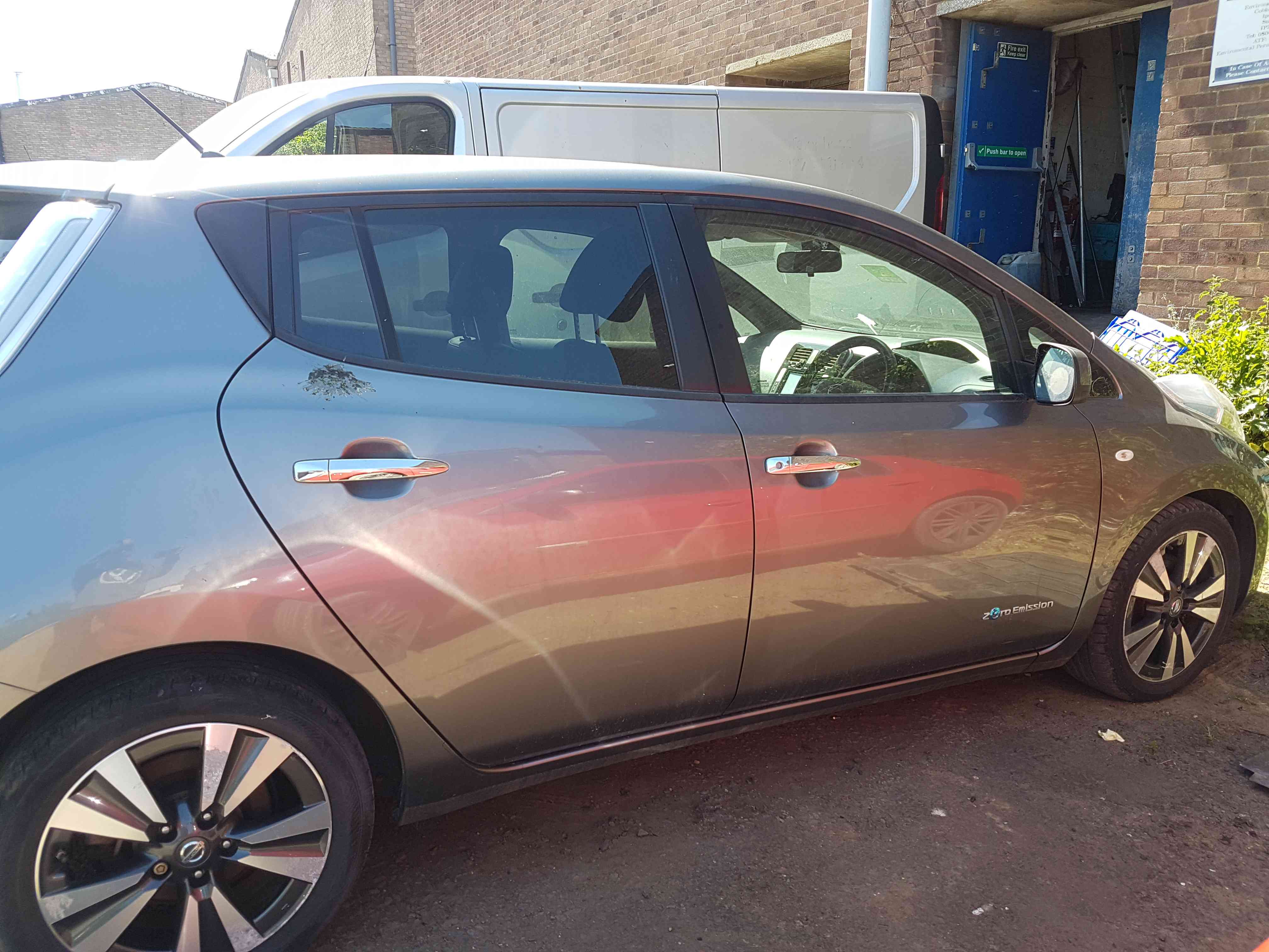 Thumb 2 Nissan Leaf 2010-2017 Drivers Rear Door OSR Kad Grey Metallic Gunmetal Grey