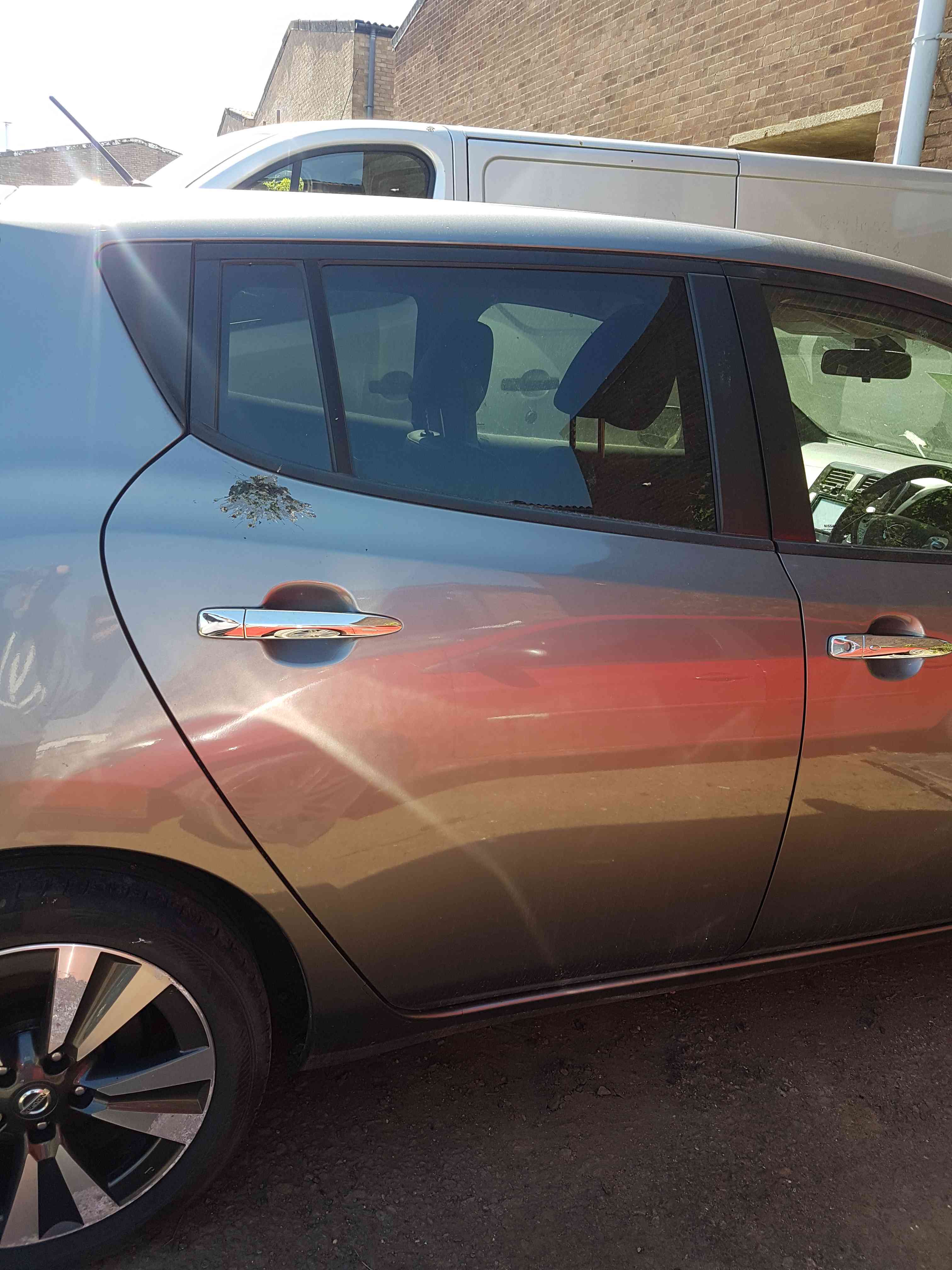 Thumb 5 Nissan Leaf 2010-2017 Drivers Rear Door OSR Kad Grey Metallic Gunmetal Grey