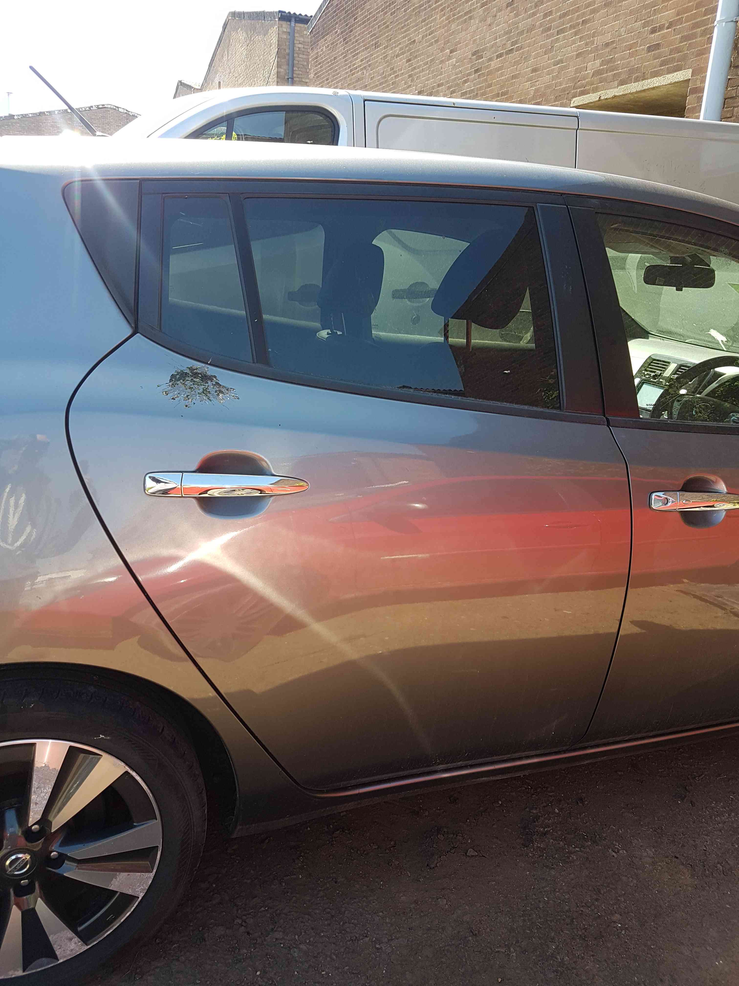 Thumb 6 Nissan Leaf 2010-2017 Drivers Rear Door OSR Kad Grey Metallic Gunmetal Grey