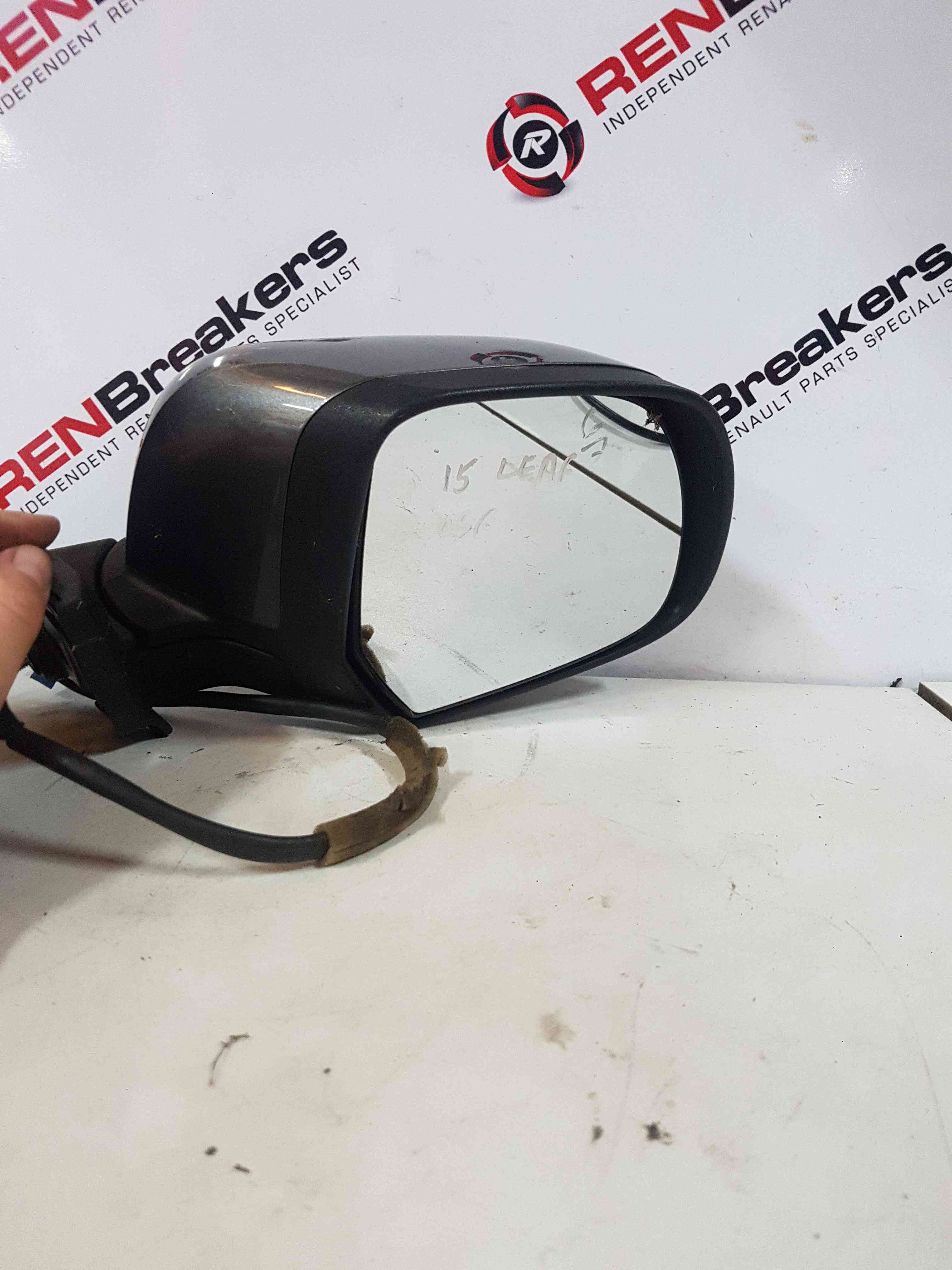 Thumb 6 Nissan Leaf 2010-2017 Drivers Wing Mirror OS Kad Grey Metallic Gunmetal Grey CAM