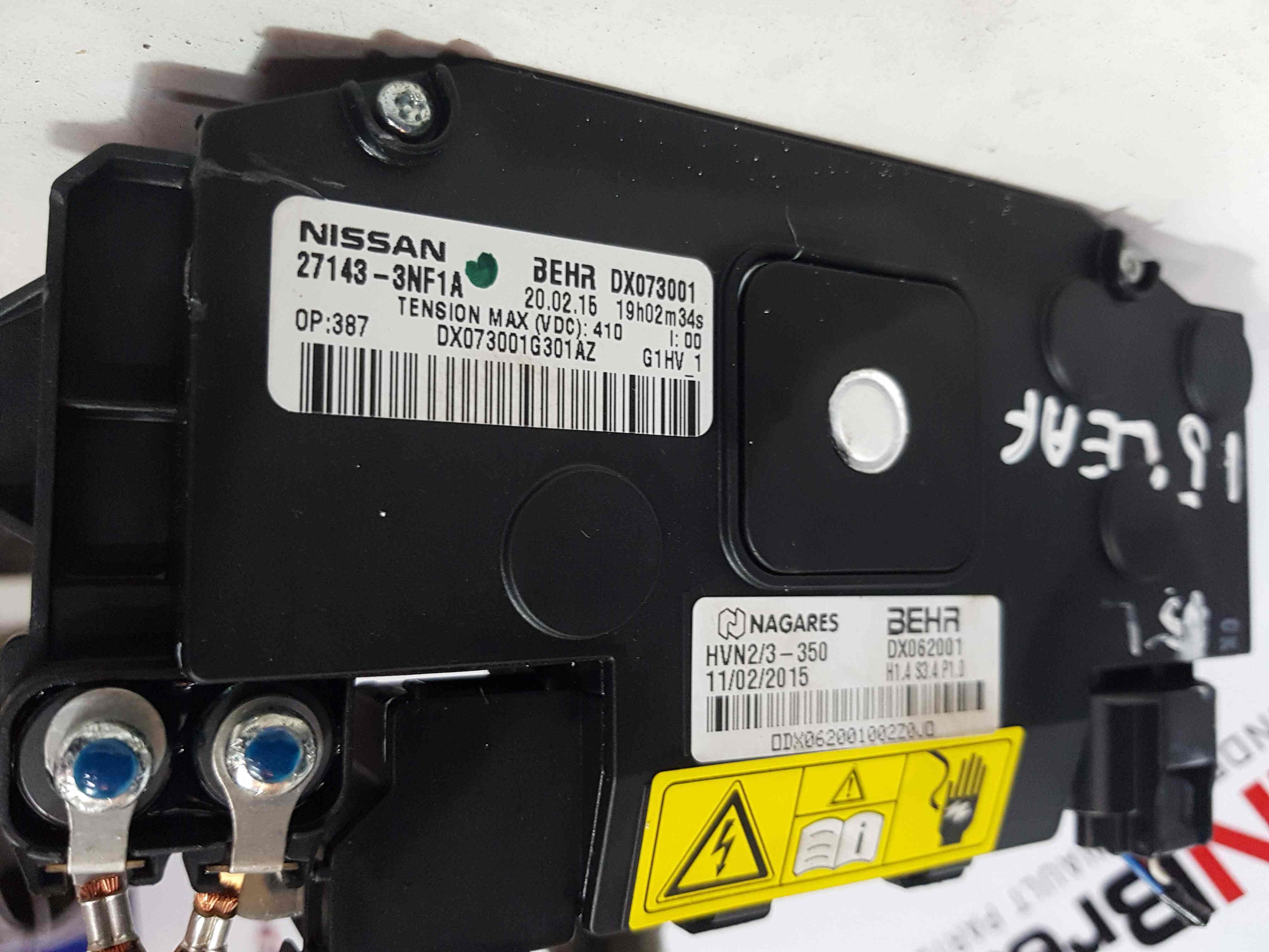 Thumb 3 Nissan Leaf 2010-2017 Electric Heater Matrix Radiator 271433Nf1a