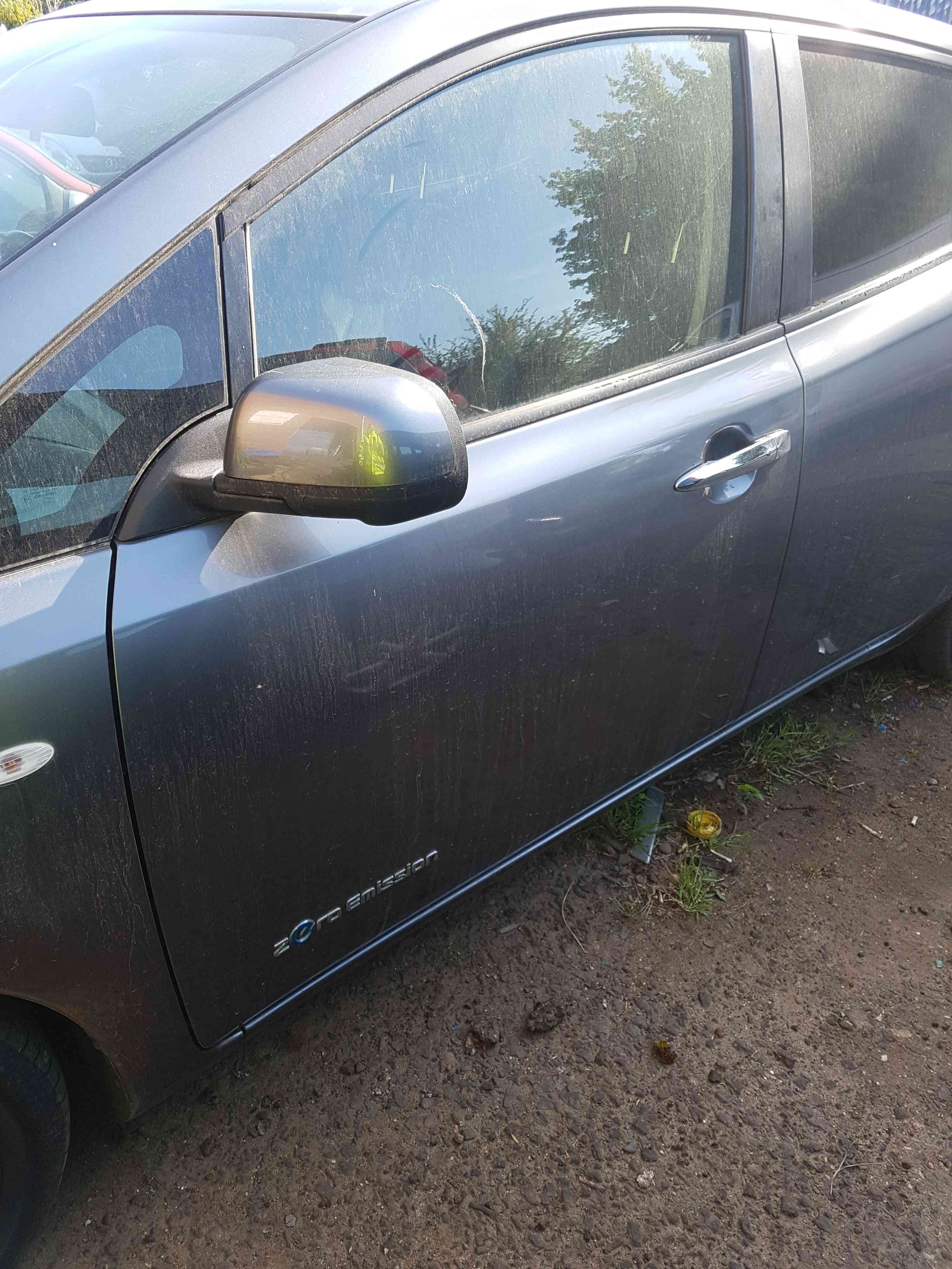 Thumb 3 Nissan Leaf 2010-2017 Passenger NSF Door Right KAD Grey Metallic Gunmetal Grey