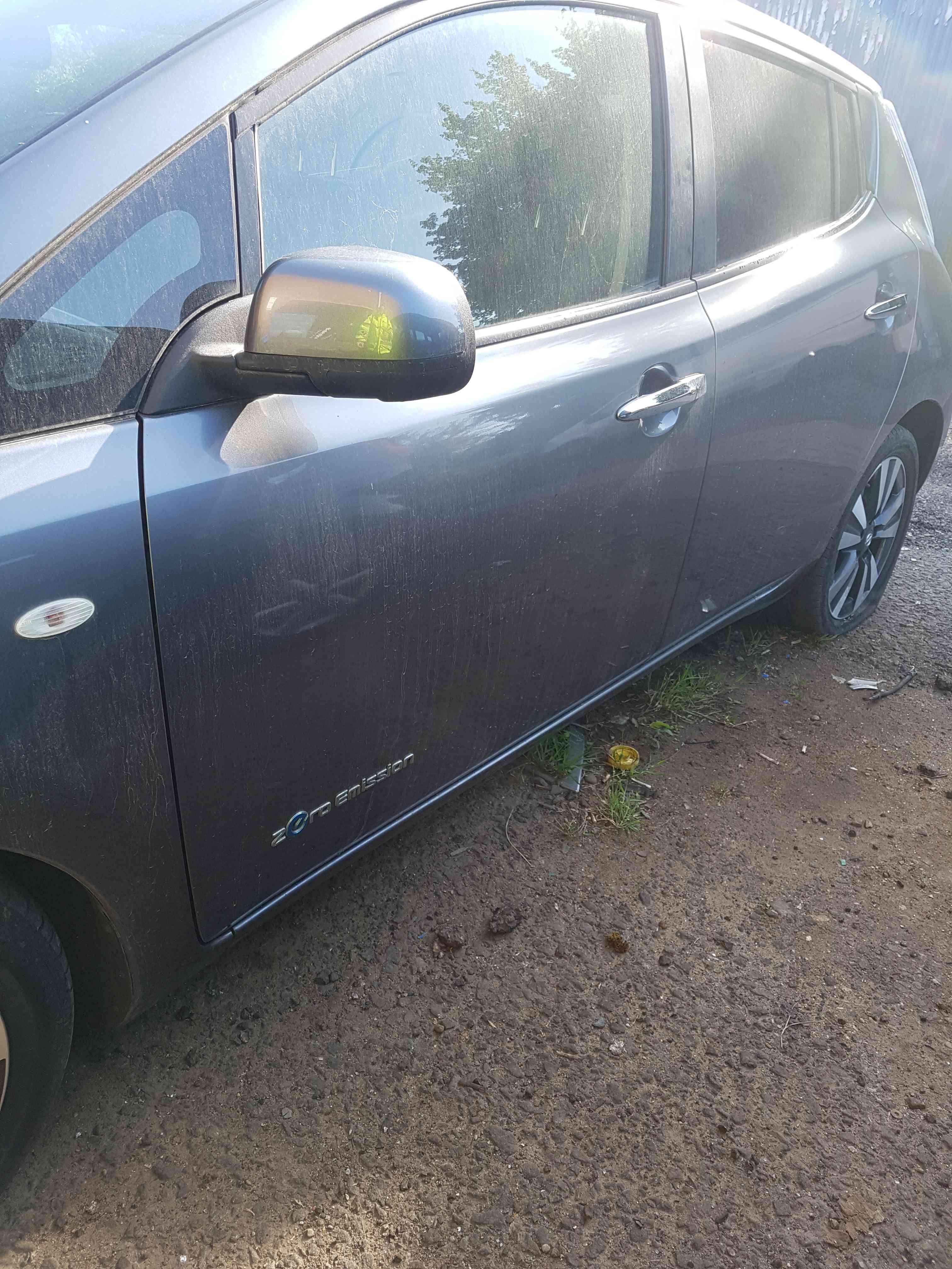 Thumb 5 Nissan Leaf 2010-2017 Passenger NSF Door Right KAD Grey Metallic Gunmetal Grey