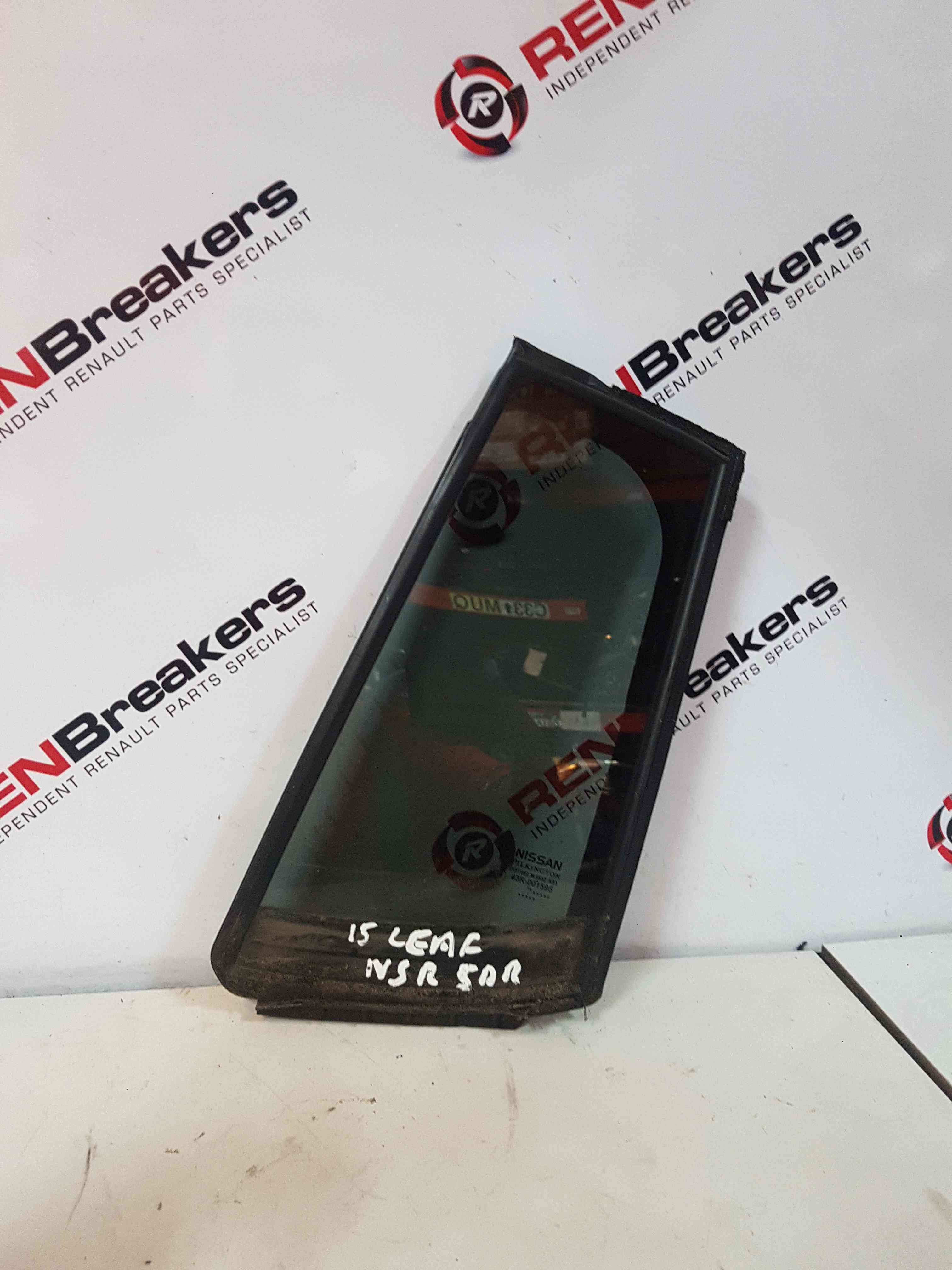 Thumb 2 Nissan Leaf 2010-2017 Passenger Rear Small NSR Door Glass Window Tinted