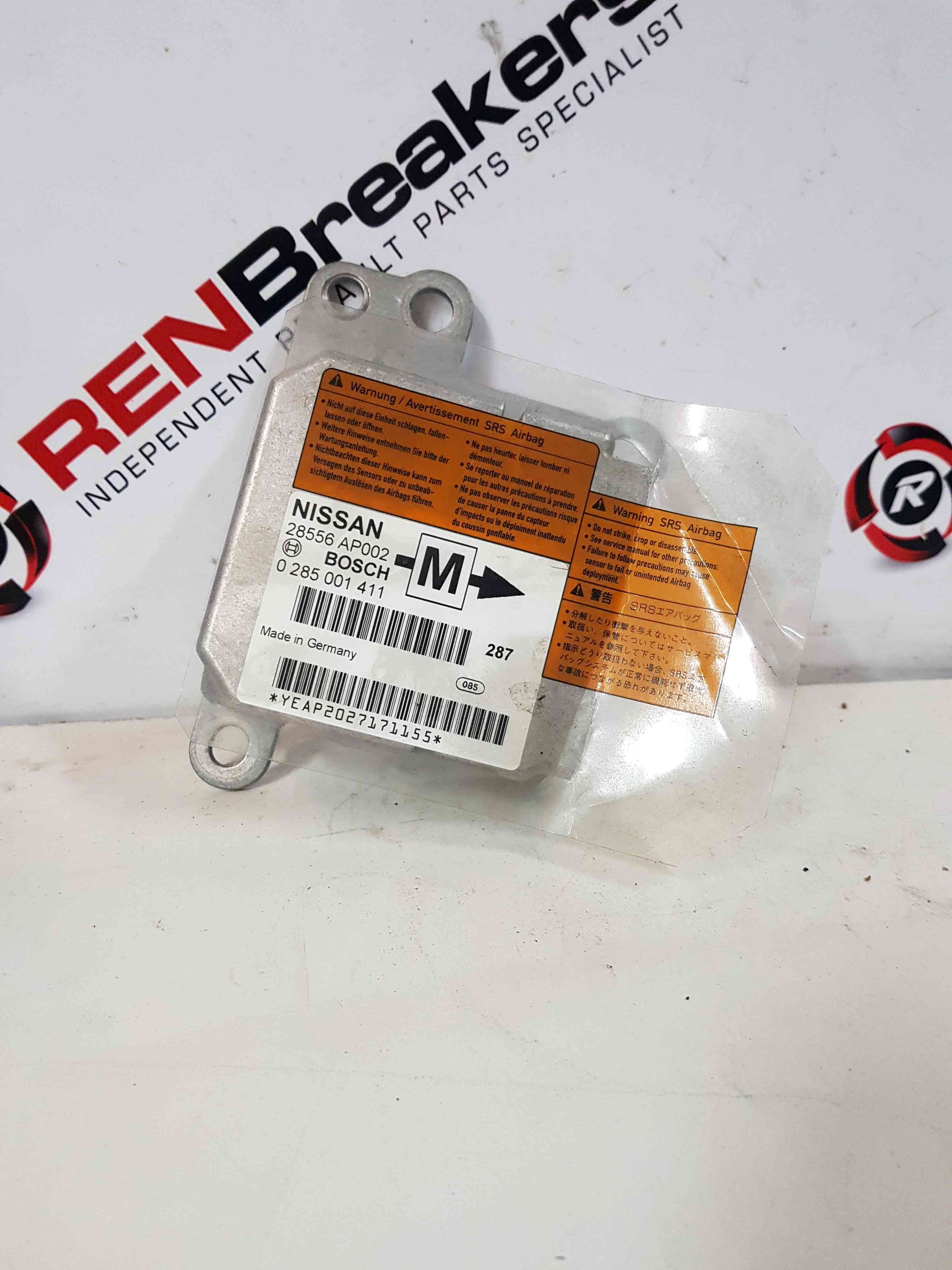 Thumb 2 Nissan Micra K11 1998-2002 Airbag ECU Computer Module 28556Ap002