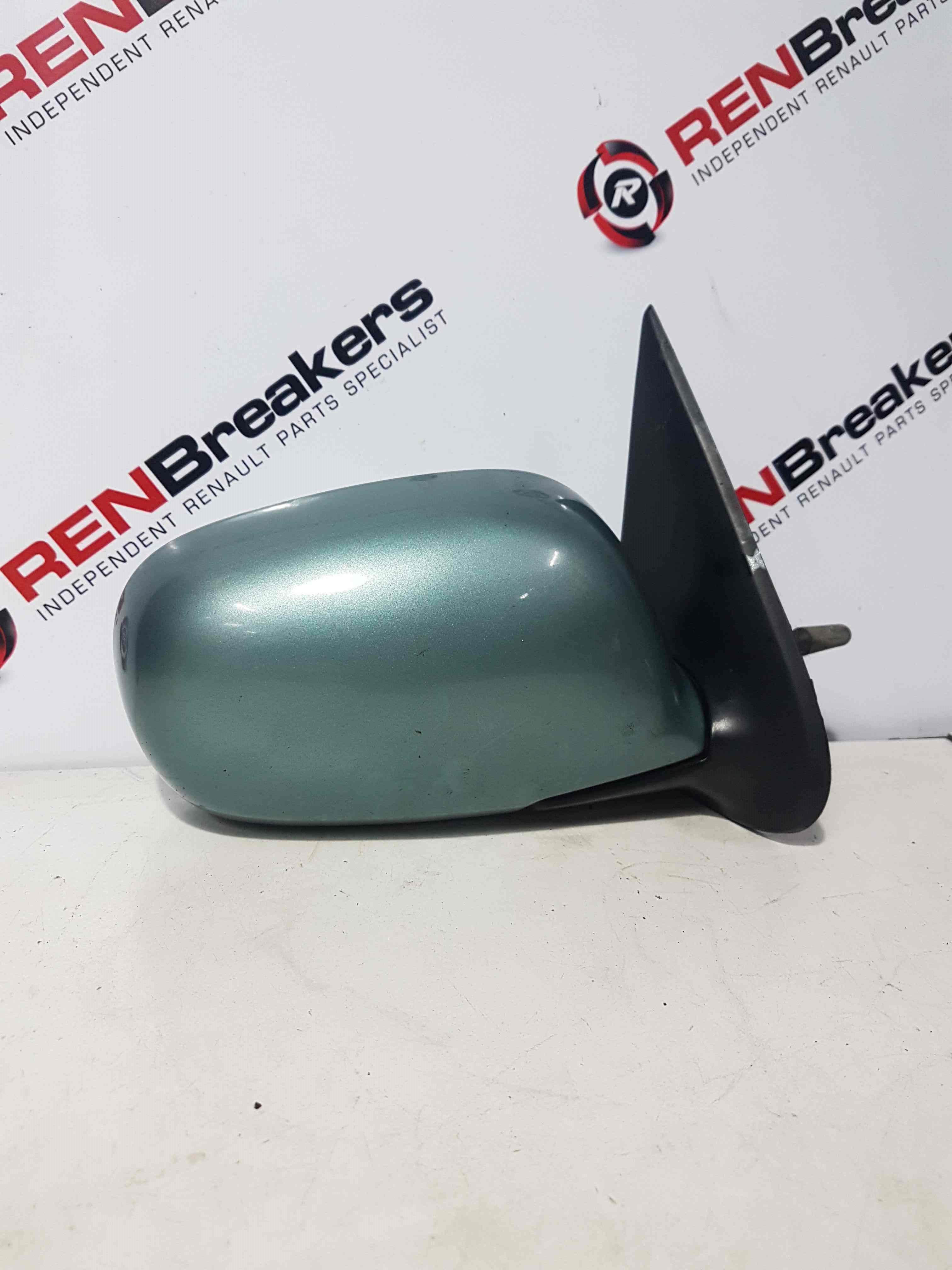 Thumb 5 Nissan Micra K11 1998-2002 Driver Os OSF Wing Mirror Aqua Green BW3 Manual