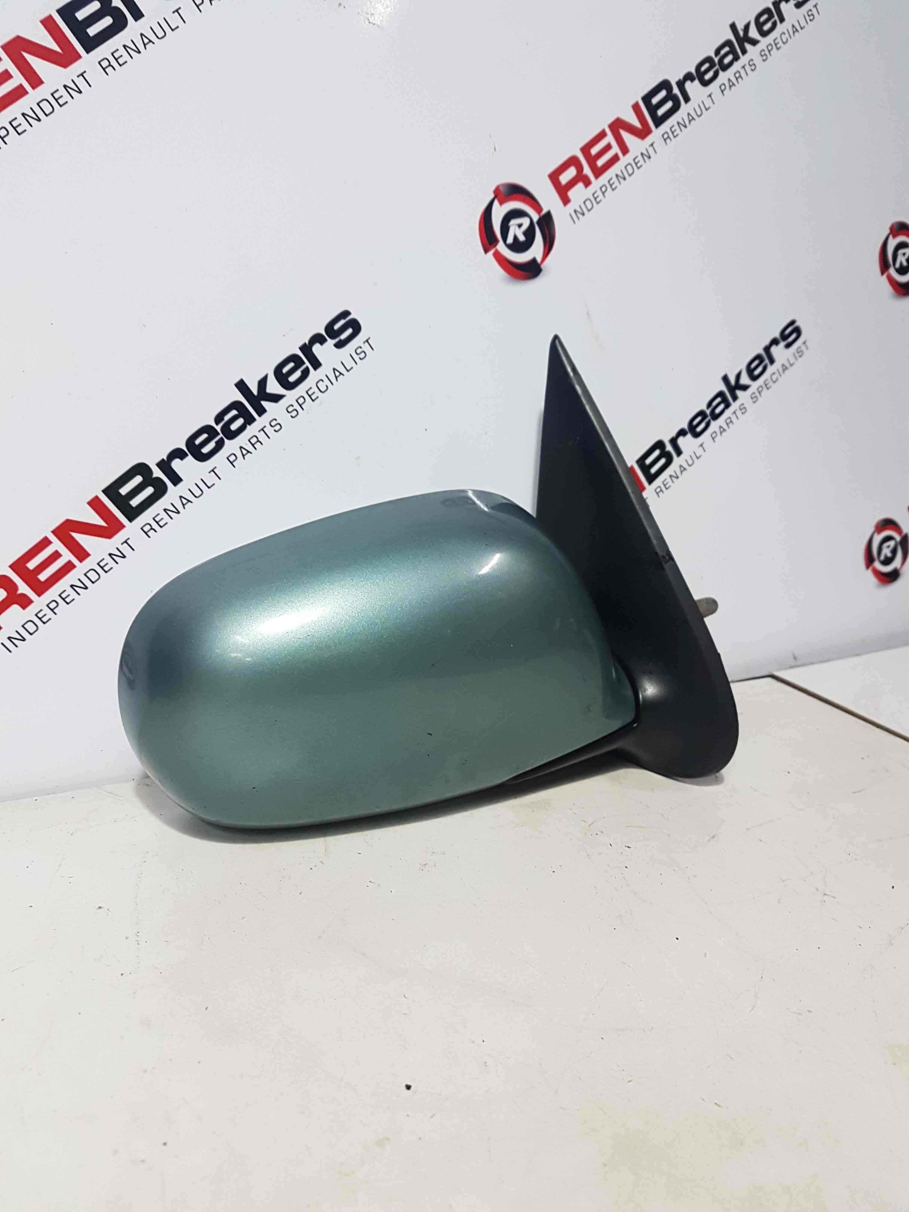 Thumb 6 Nissan Micra K11 1998-2002 Driver Os OSF Wing Mirror Aqua Green BW3 Manual