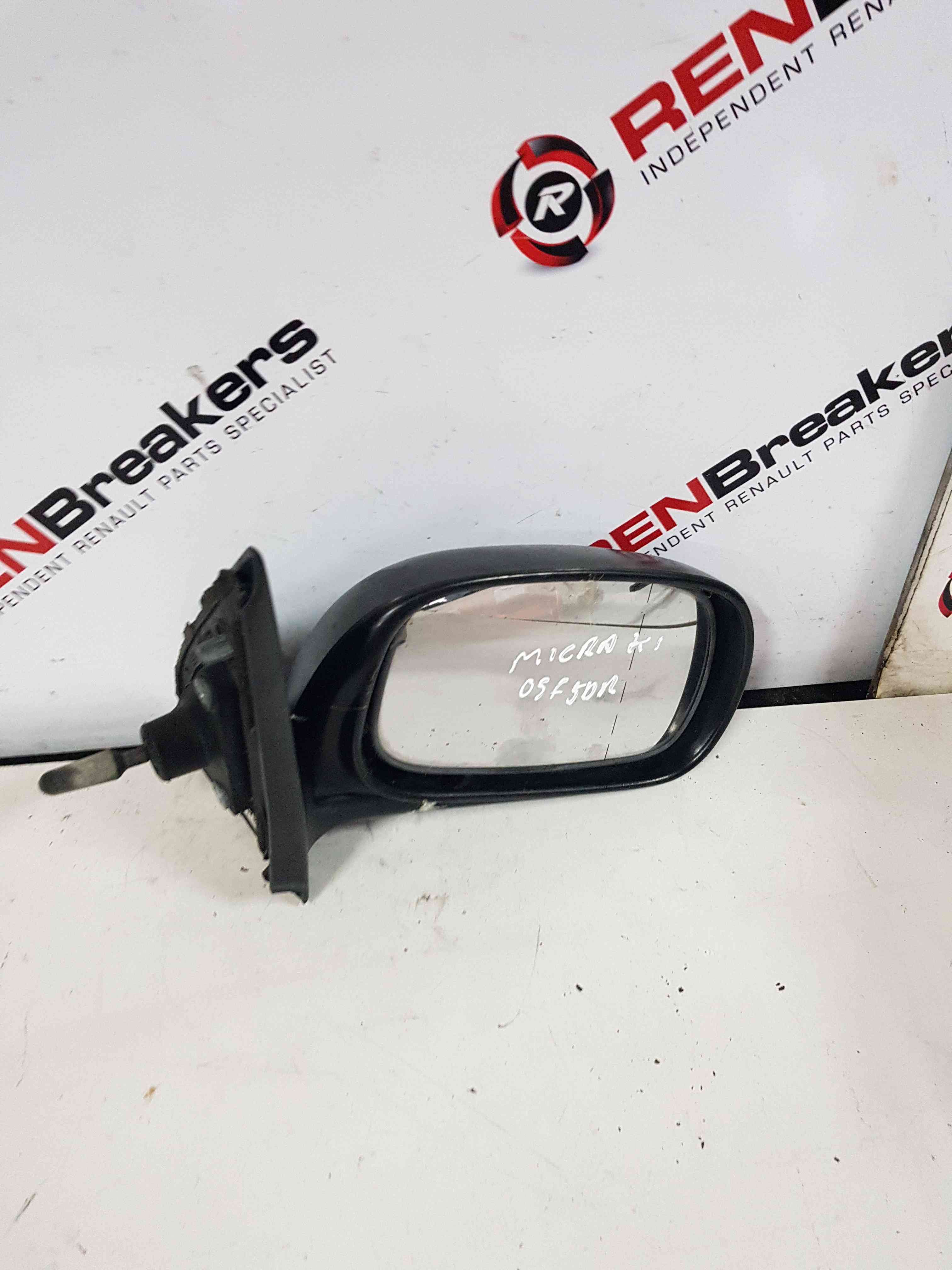 Thumb 4 Nissan Micra K11 1998-2002 Driver Os OSF Wing Mirror Black Manual